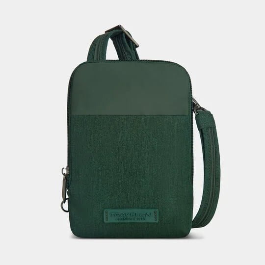 Travelon Anti-Theft Metro Stadium Mini Crossbody Bag - Secure & Stylish for Travel, Commuting & Outdoor Adventures
