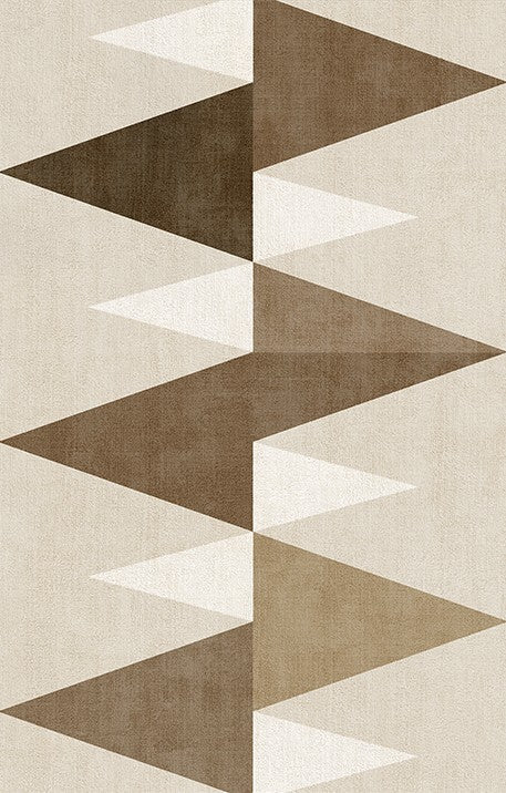 Abstract Contemporary Area Rugs - Large Modern Non-Slip Rug for Bedroom, Dining Room & Office - Boho Chic Decor for Home & Workspaces