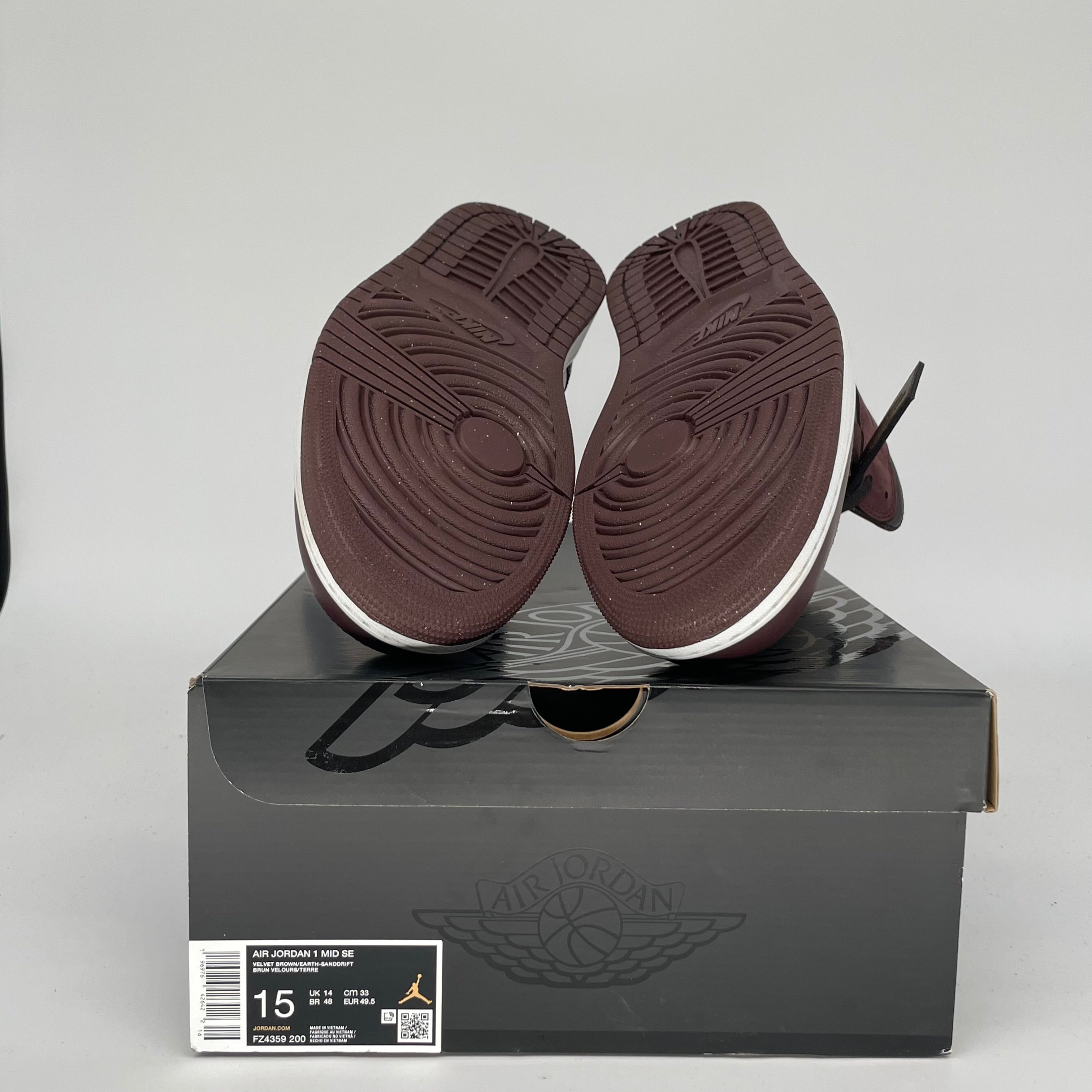 AIR JORDAN 1 MID Paris YMCA Men's Basketball Shoes - Size 15 (FZ4359-200) | Retro Sneakers for Streetwear & Basketball Games