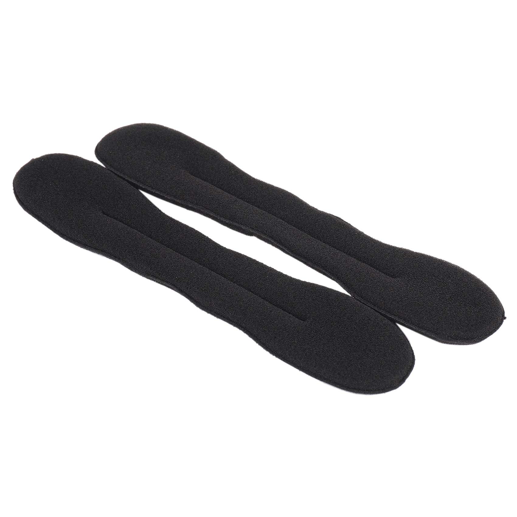 Hair Bun Maker Kit - 2 Small & 2 Large Sponge Bun Shapers for Perfect Hair Buns | Hair Donut Accessories for Women (Black) | Great for Updos, Ponytails & Special Occasions