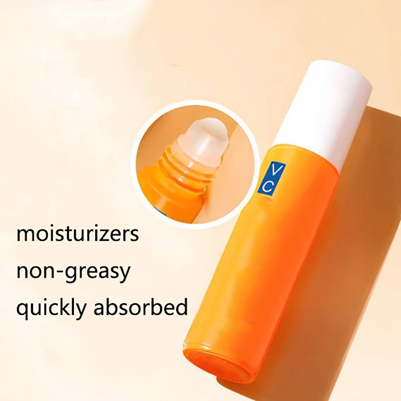 Premium Lutein Eye Essence Oil with Roller Ball - Japanese VC Formula for Dark Circles & Puffiness - 2 Pack Eye Serum Stick for Brightening & Anti-Aging - Perfect for Night Routine & Travel Skincare