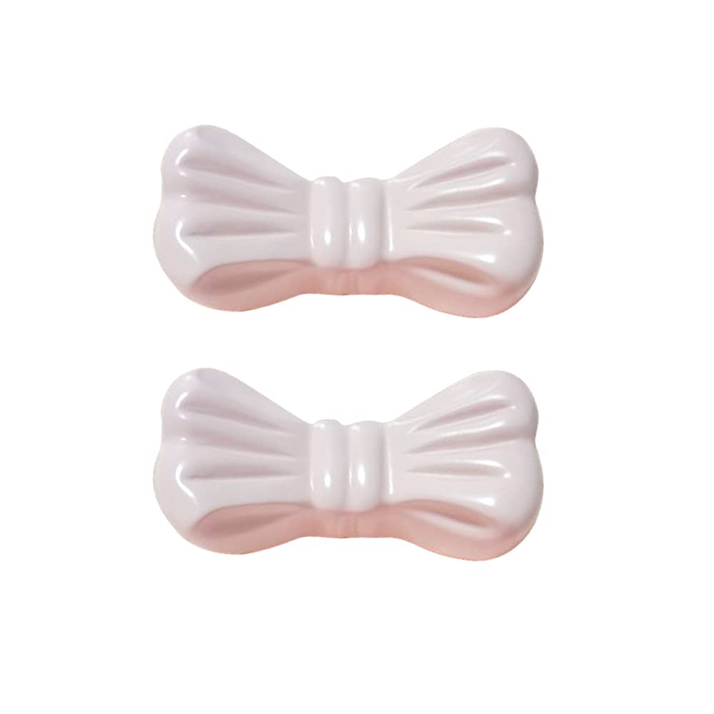 Pink Wood Cabinet Knobs - Pack of 2 for Kitchen & Kids Room Decor