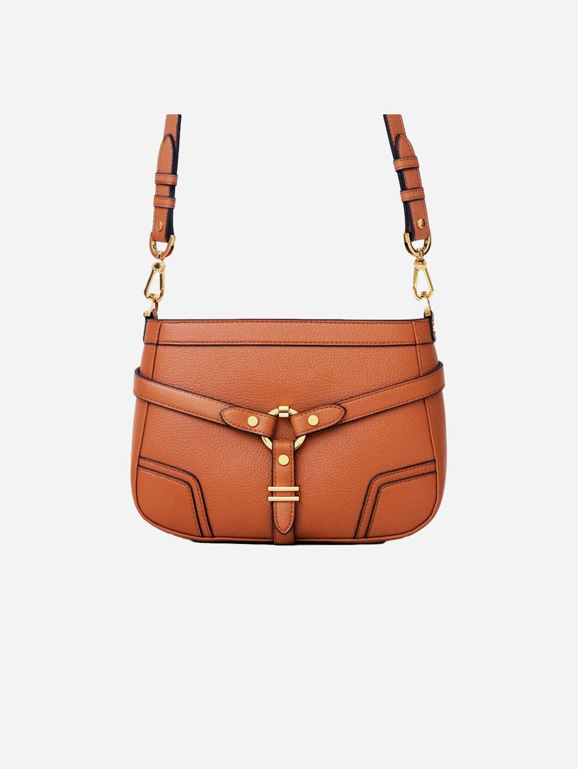 Stockholm Vegan Leather Crossbody Bag for Women | Camel Brown | Stylish & Cruelty-Free Purse for Everyday Use, Travel & Shopping