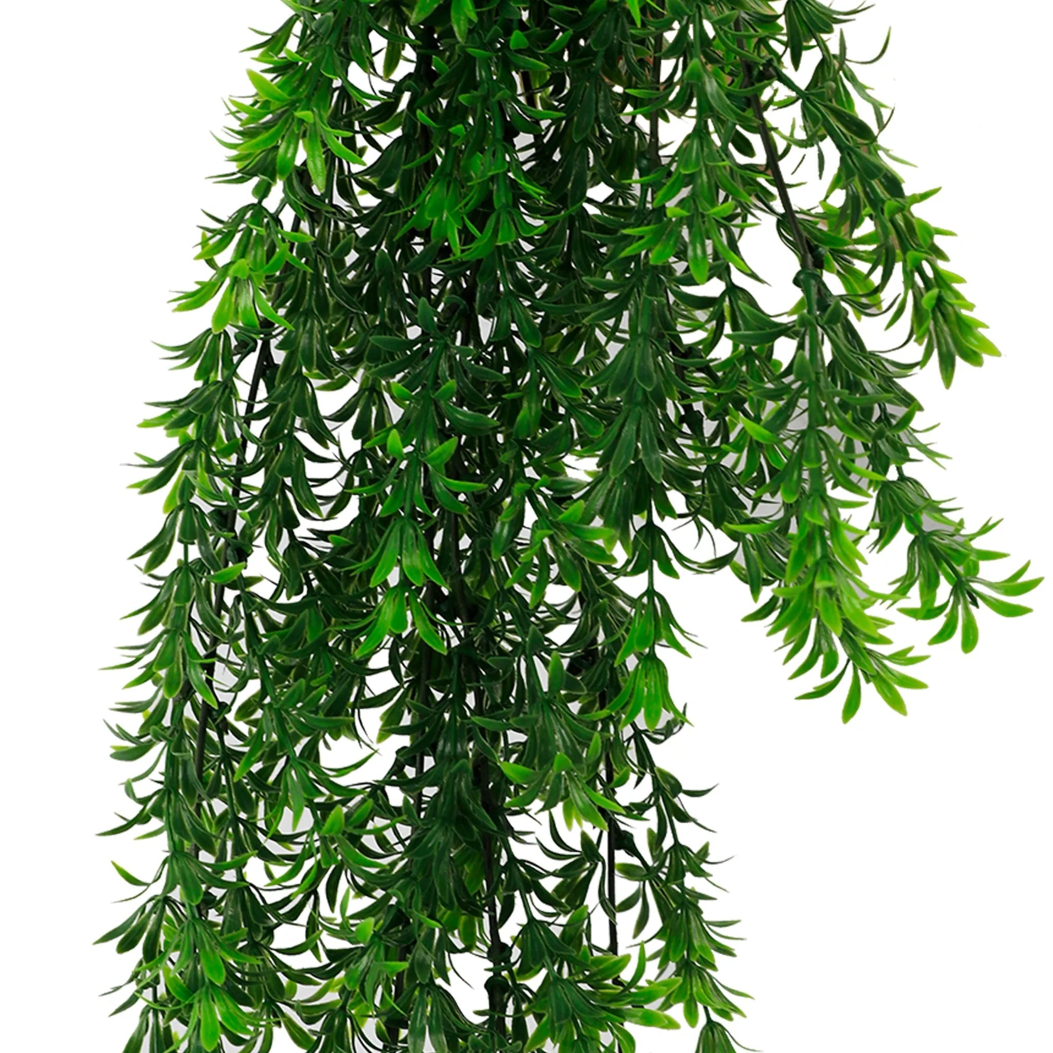 UV & Fire Resistant Hanging Willow Leaf Vine - 18cm x 76cm Artificial Greenery for Home Decor, Wedding, Party & Outdoor Landscaping