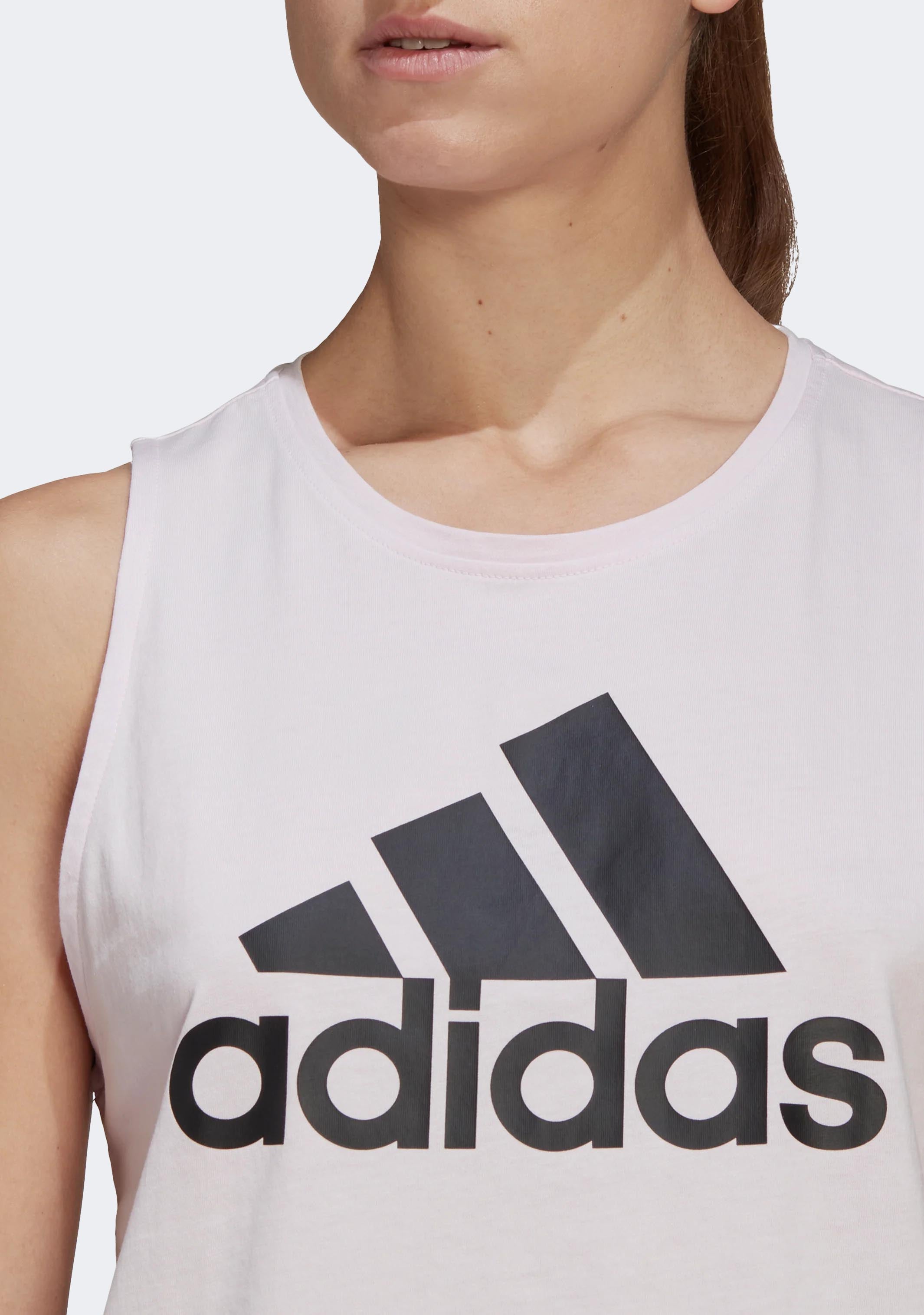 Adidas Women's Essentials Big Logo Tank Top - Breathable Workout Shirt for Running, Yoga & Gym - Comfortable Athletic Wear for Women