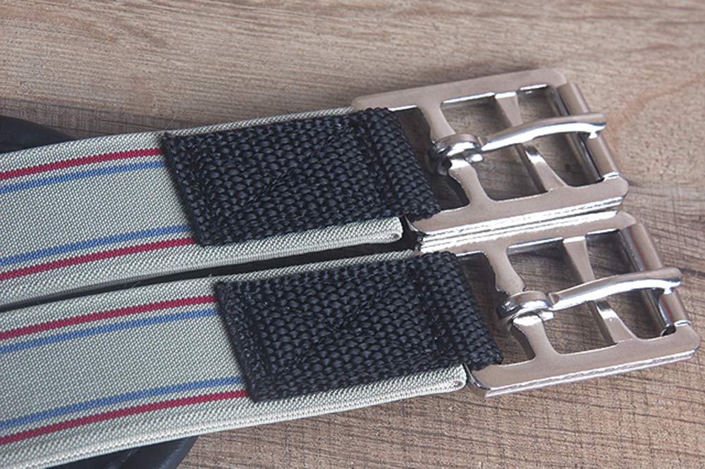 Premium Air-Formed Elasticized Horse Girth - Breathable & Adjustable for Comfortable Riding - Perfect for Dressage, Jumping & Trail Riding