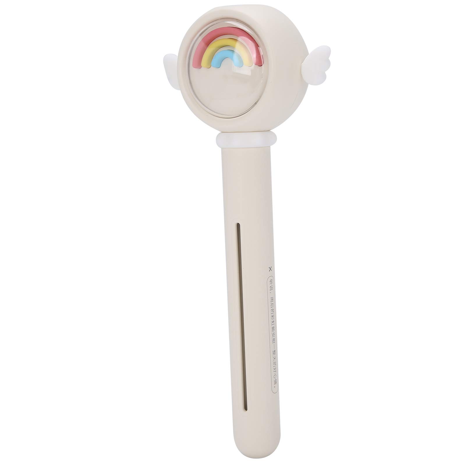 Portable USB Facial Sprayer - Cute Cartoon Wireless Mist Maker with LED Light for Home, Office, Travel & Outdoor Use (Beige) | Hydrating Skin Care & Aromatherapy Device