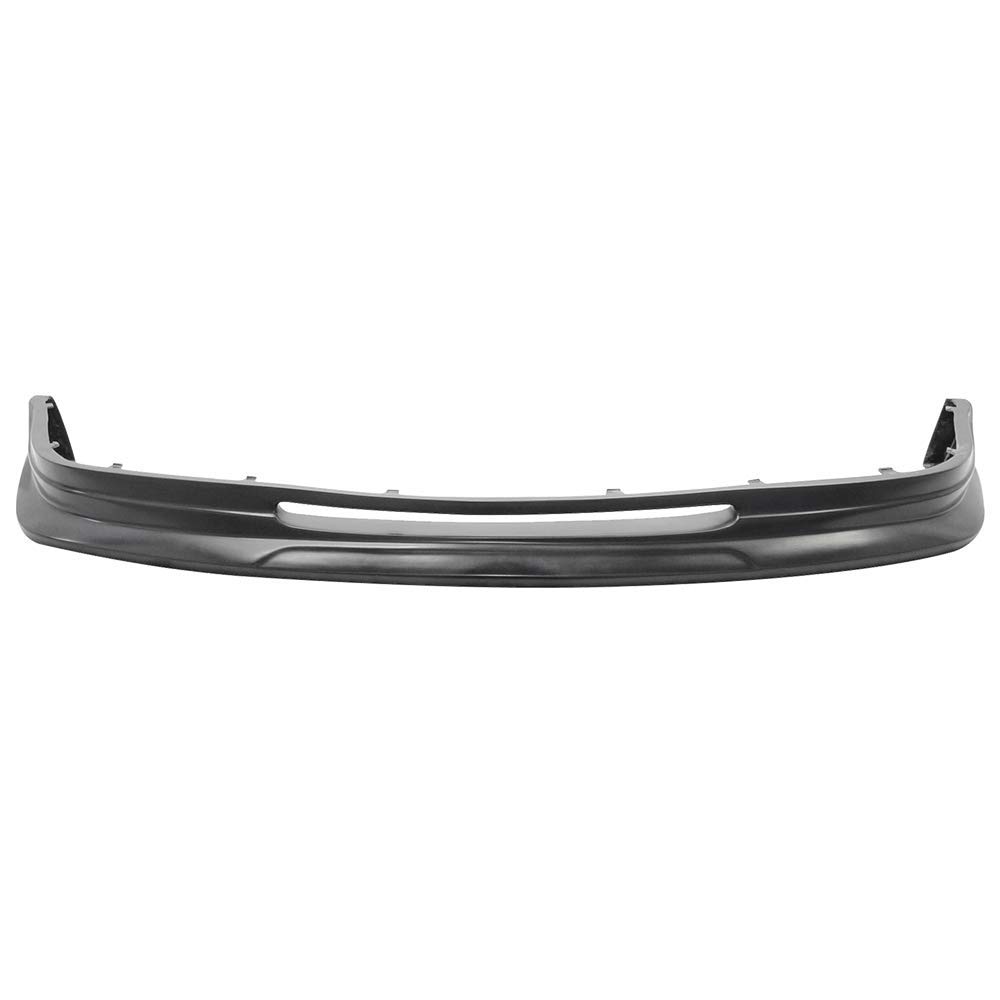 IKON MOTORSPORTS Front Bumper Lip Spoiler - Black PU Splitter Valance for 1999-2004 Volkswagen Golf MK4 (P1 Style) | Enhanced Protection & Aggressive Styling | Perfect for Car Enthusiasts & Street Racing Upgrades