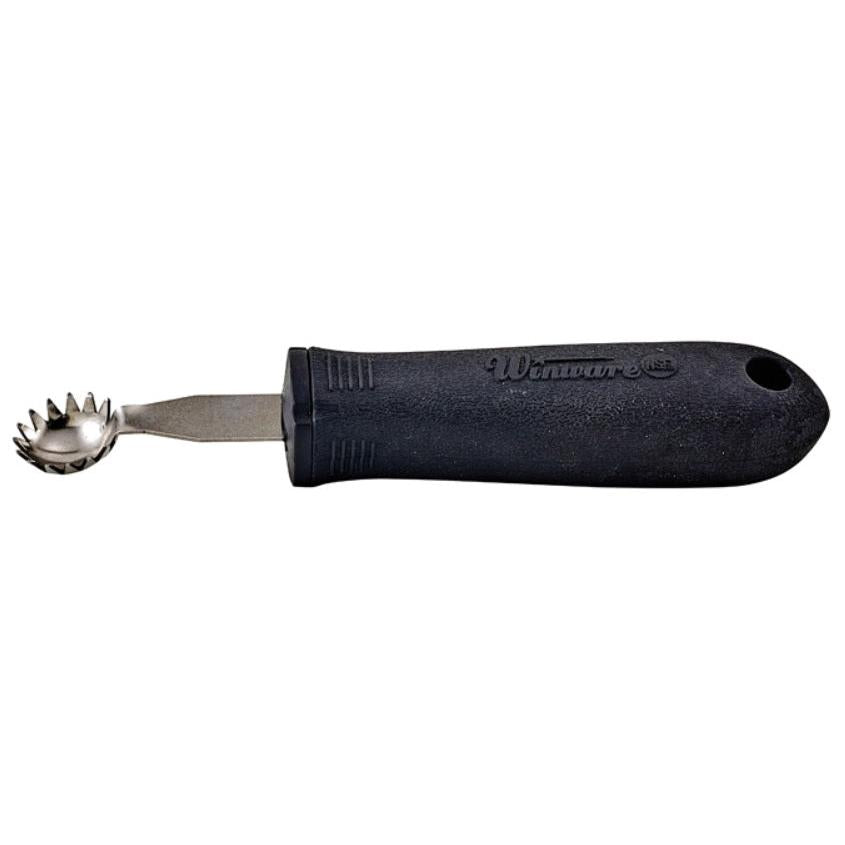 Winco VP 308 Professional Tomato Corer with Soft Grip Handle - Perfect for Home Cooking, Restaurant Use & Food Prep