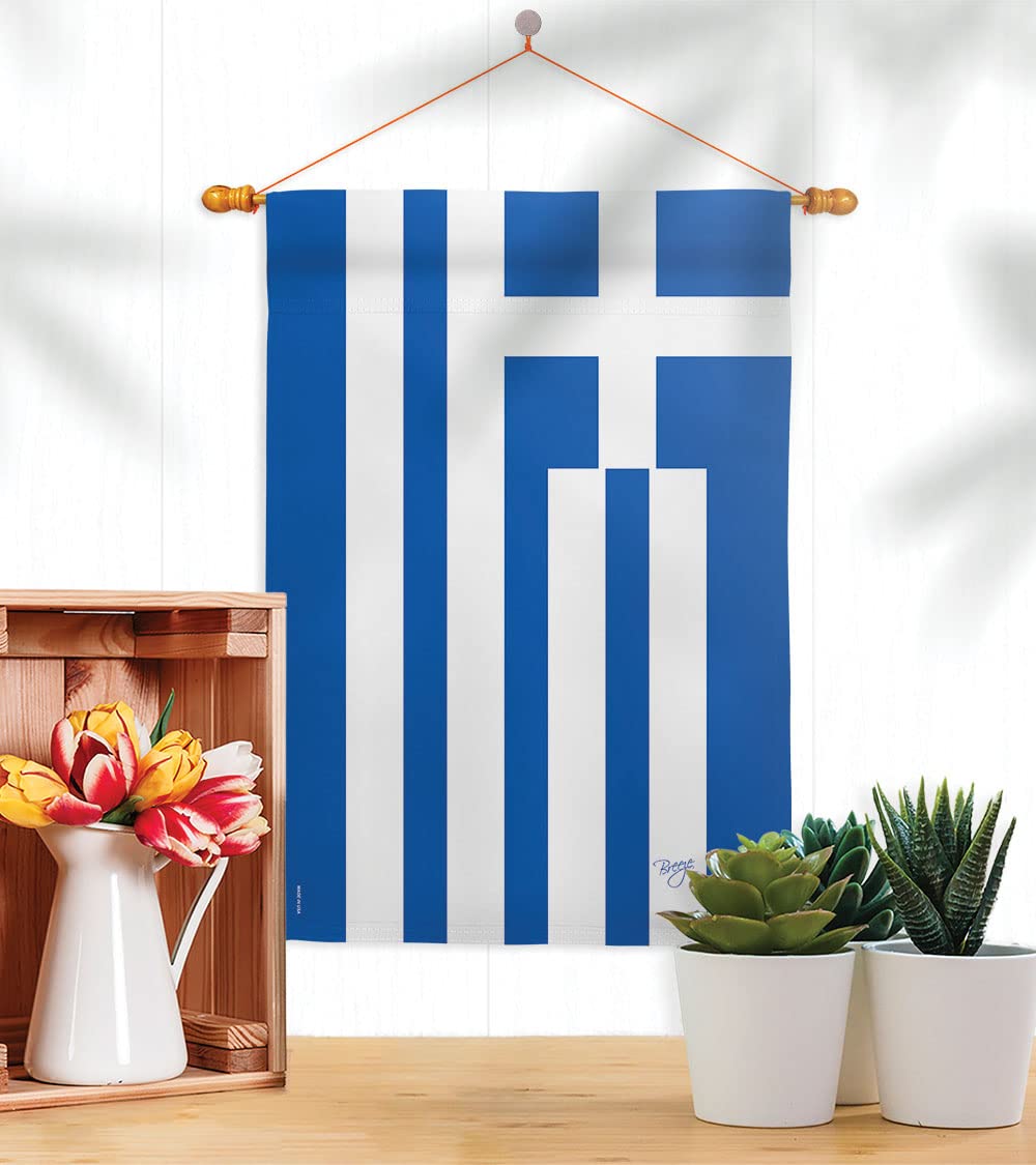 Greece Nationality Decorative Flag Set 28x40