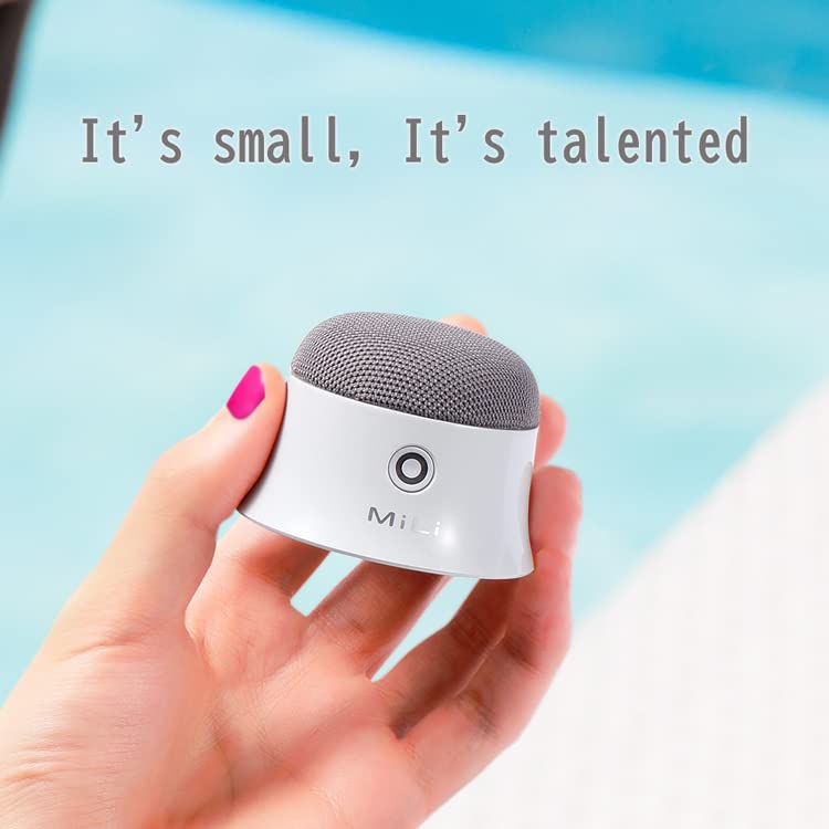 Ultron Mag Soundmate Magnetic Bluetooth Speaker - Portable Wireless Speaker with Strong Magnet, HD Sound, 12H Playtime - Perfect for Outdoor, Travel, Gym, Shower & Home Use (Red)
