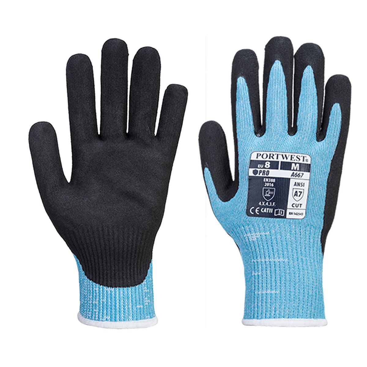 Style A667 Claymore AHR Cut-Resistant Gloves - Durable Safety Gloves for Kitchen, Construction & Outdoor Work