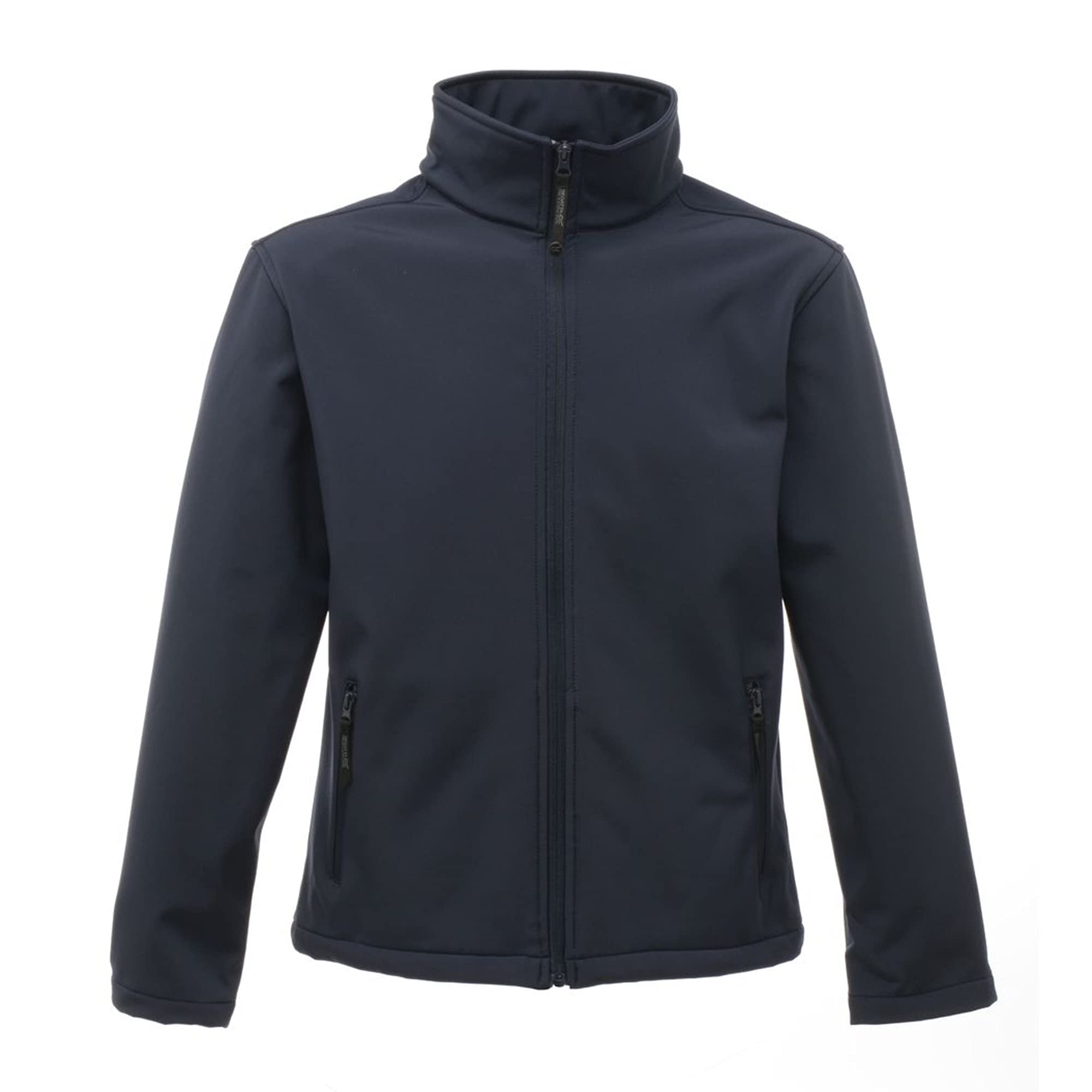 Men's Classic 3-Layer Waterproof Breathable Softshell Jacket - Navy Blue, Size M (Chest 40