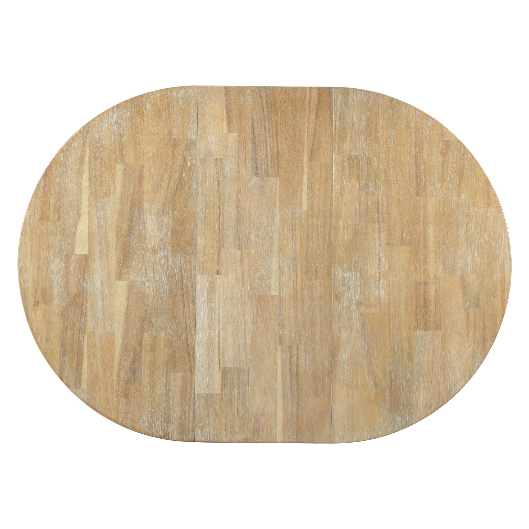 Farmhouse Extendable Dining Table with Leaf - Kitchen & Dining Room Furniture for Family Gatherings