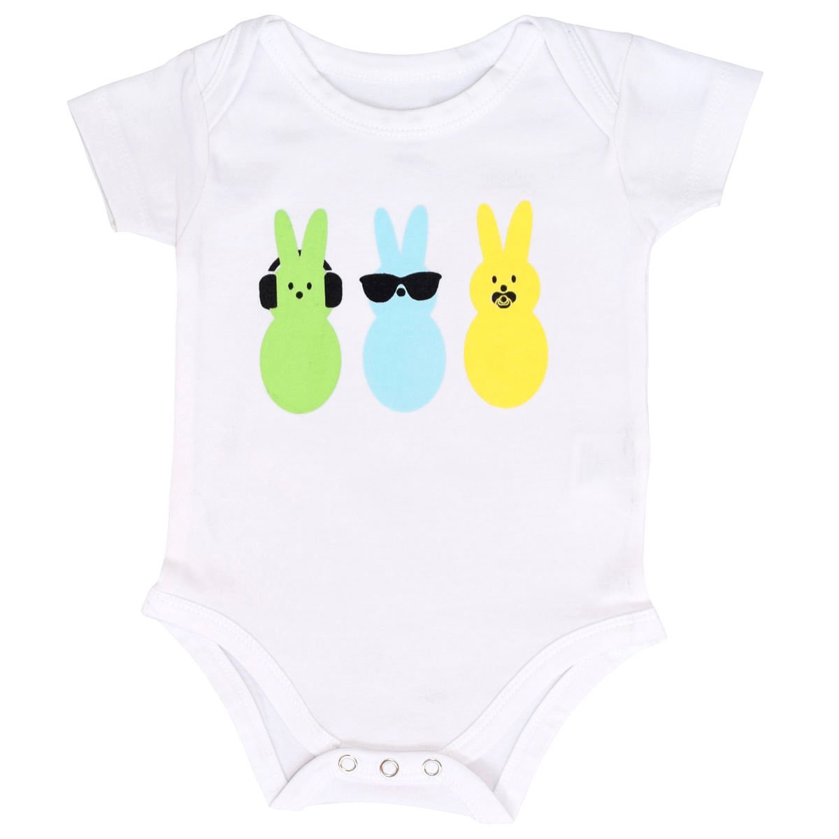 Trendy Hip Hop Easter Bunny Outfit for Baby Boys - Adorable Layette Set for Holiday Photos & Special Occasions