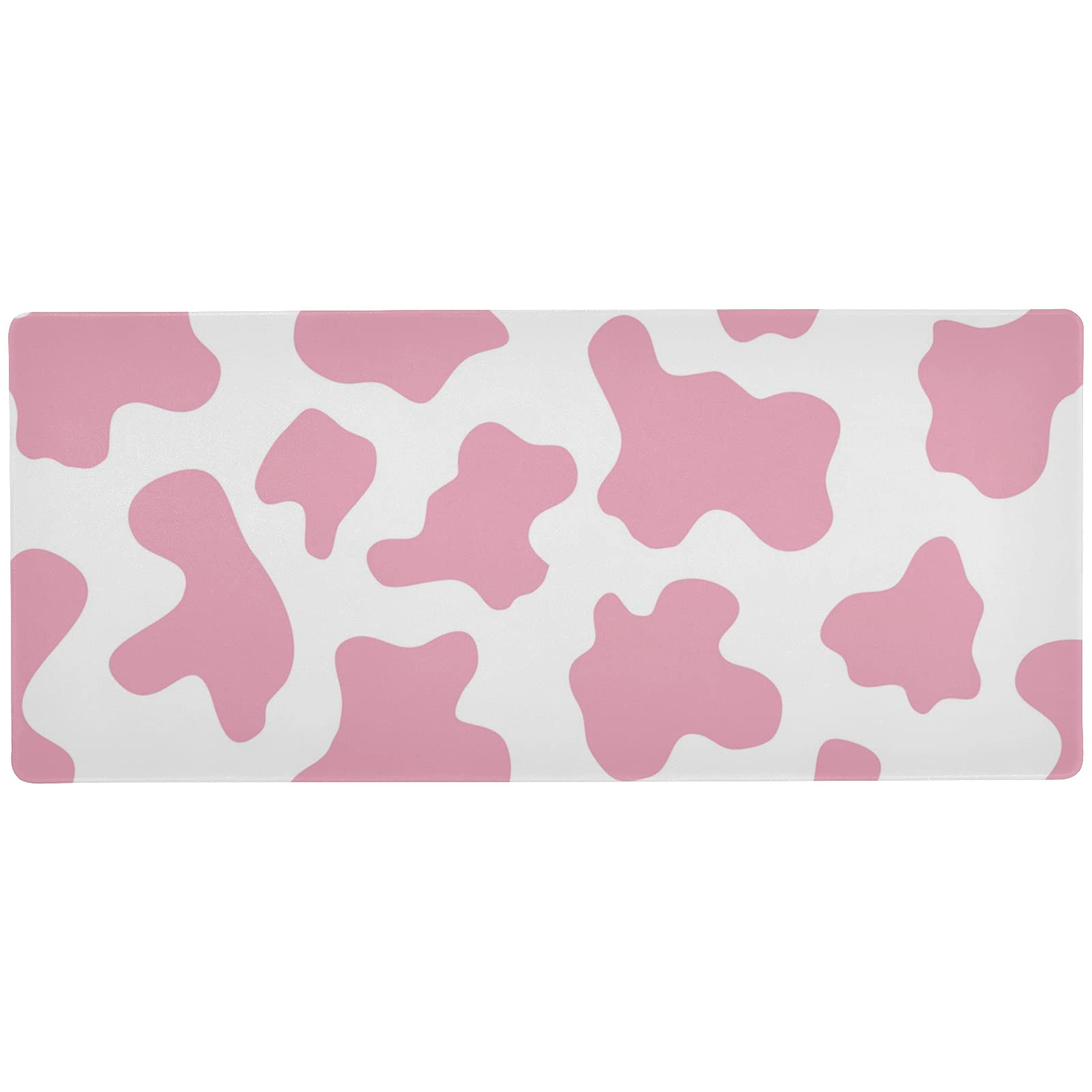 ALAZA Pink Cow Print Camo Gaming Mouse Pad - Extra Large 35.4