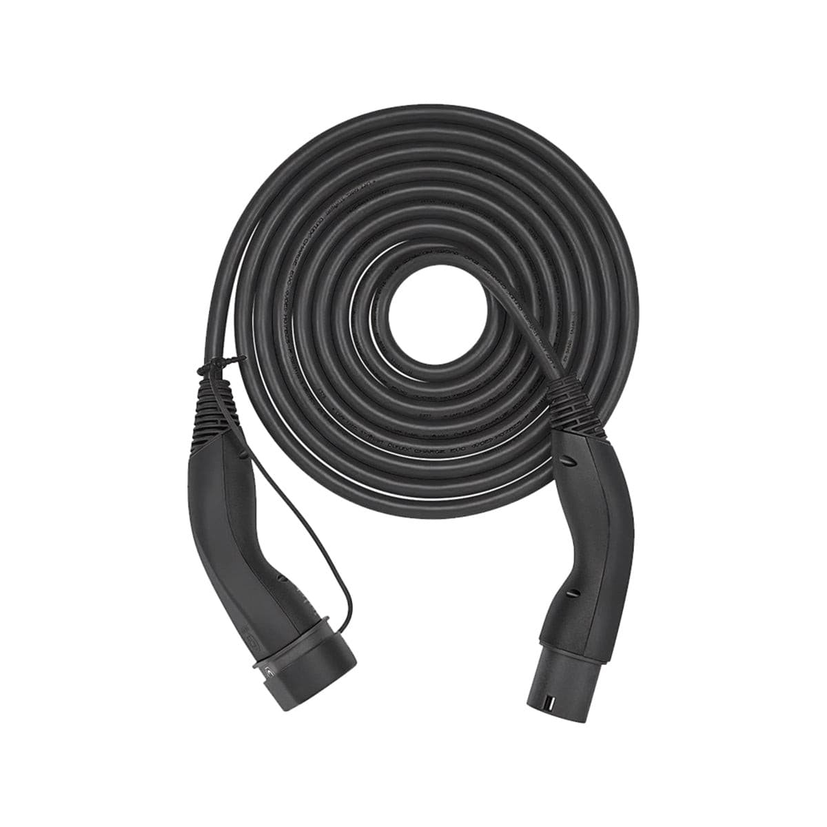 LAPP EV Helix Charging Cable Type 2 (22kW 3 Phase 32A) 5m for Hybrid & Electric Vehicles - Black | Fast Home & Public Station Charging for Tesla, BMW, Audi, Nissan Leaf