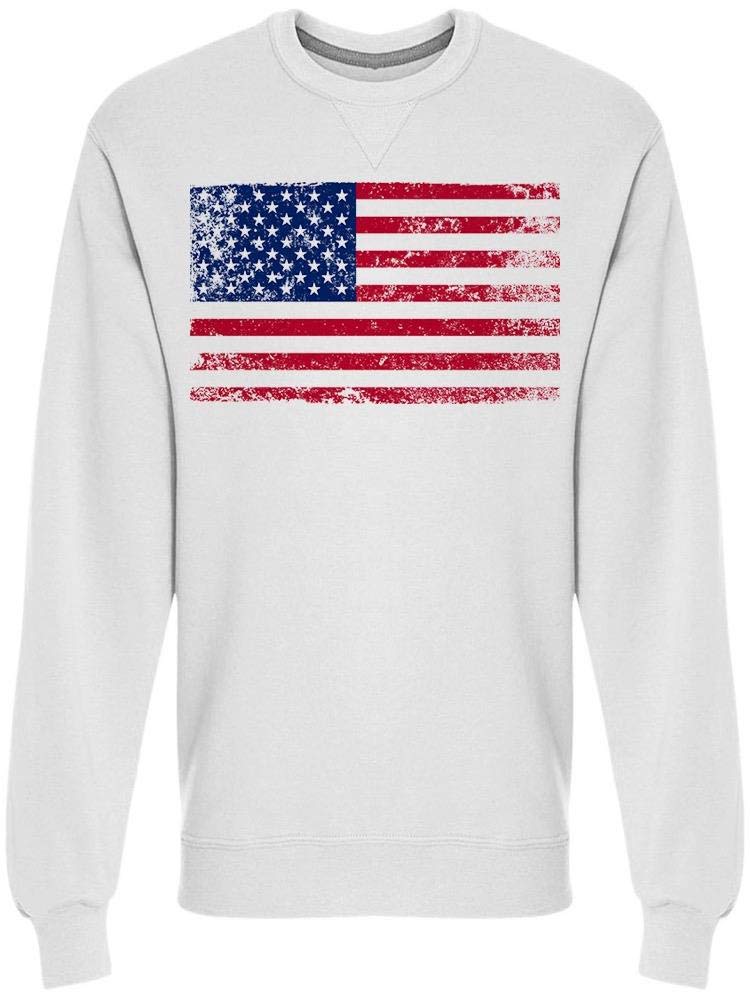 USA Flag Sweatshirt for Men - Patriotic American Flag Hoodie - Comfortable & Stylish for 4th of July, Veterans Day & Outdoor Activities