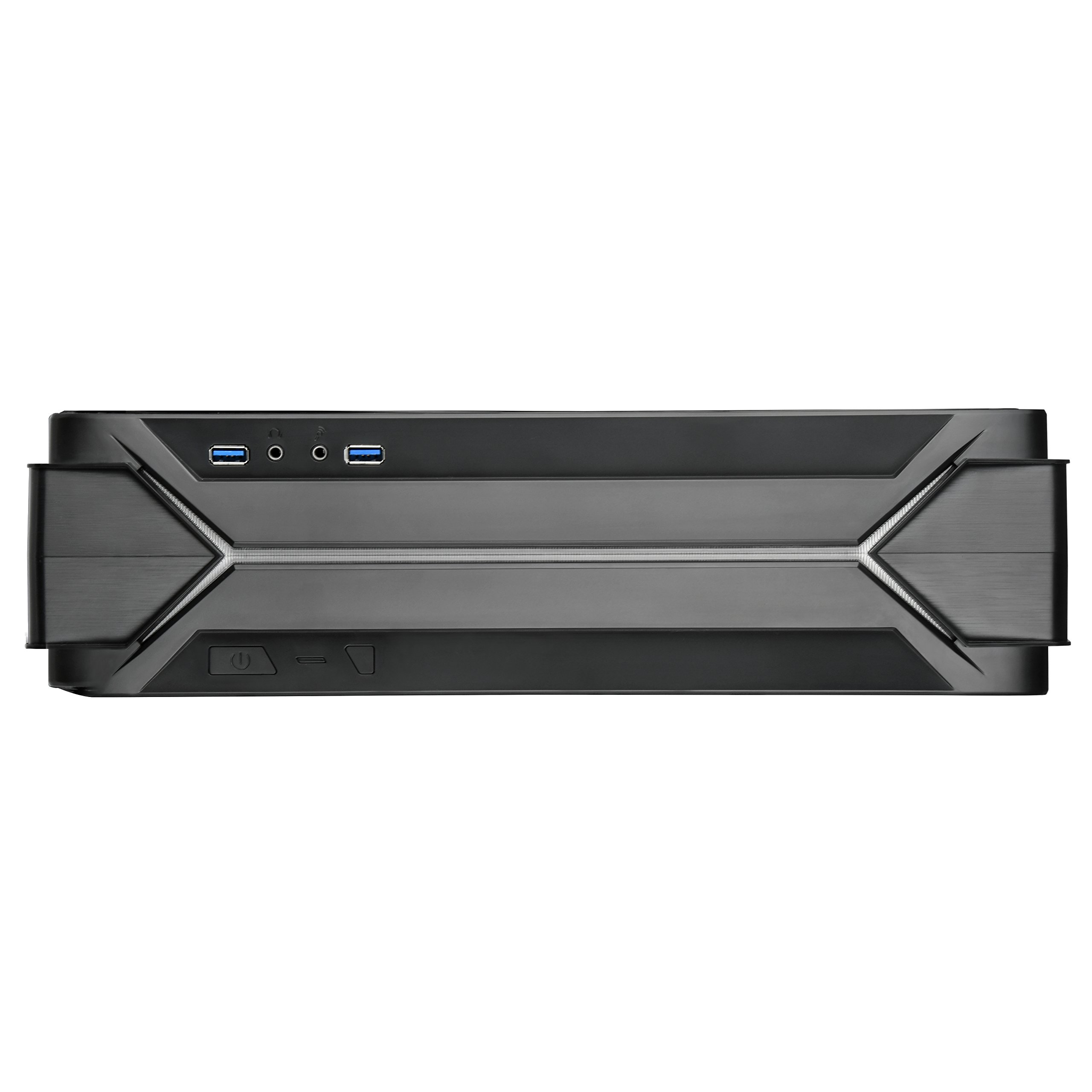 SilverStone SST-RVZ03B Raven Mini-ITX Gaming PC Case - Compact Black Chassis with RGB Lighting for High-Performance Gaming Rigs | Perfect for Small Space Setups, Esports Tournaments & Home Entertainment Systems