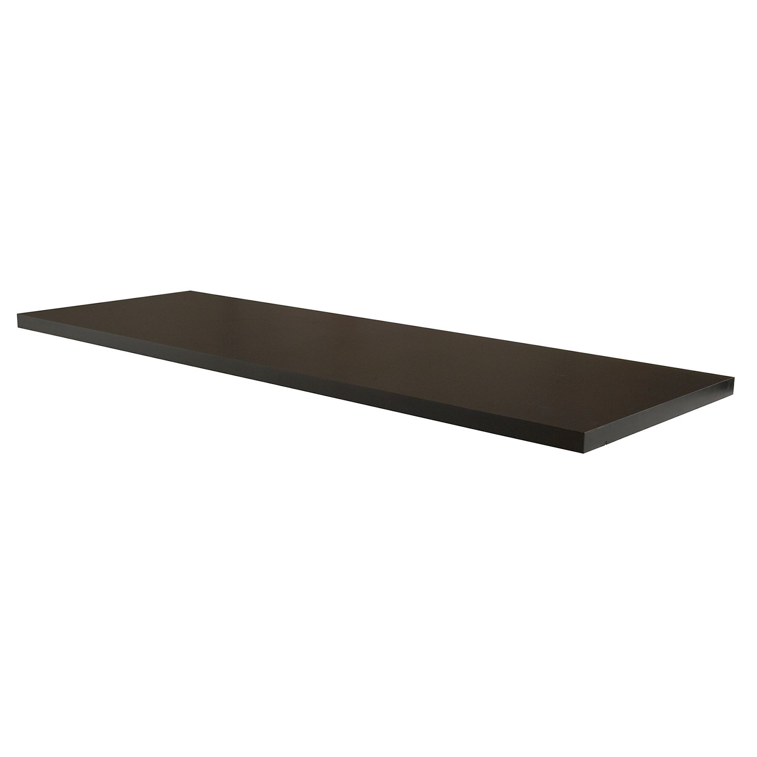 Econoco Black Melamine Shelf for Outrigger - Pack of 2 | Heavy Duty Storage Shelf for Kitchen, Bathroom, Garage & Office Organization