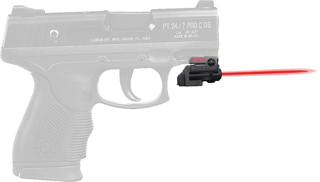 **ArmaLaser GTO & FLX21 Red Laser Sight with GripTouch Switch - Compatible with Taurus 24/7 3.25