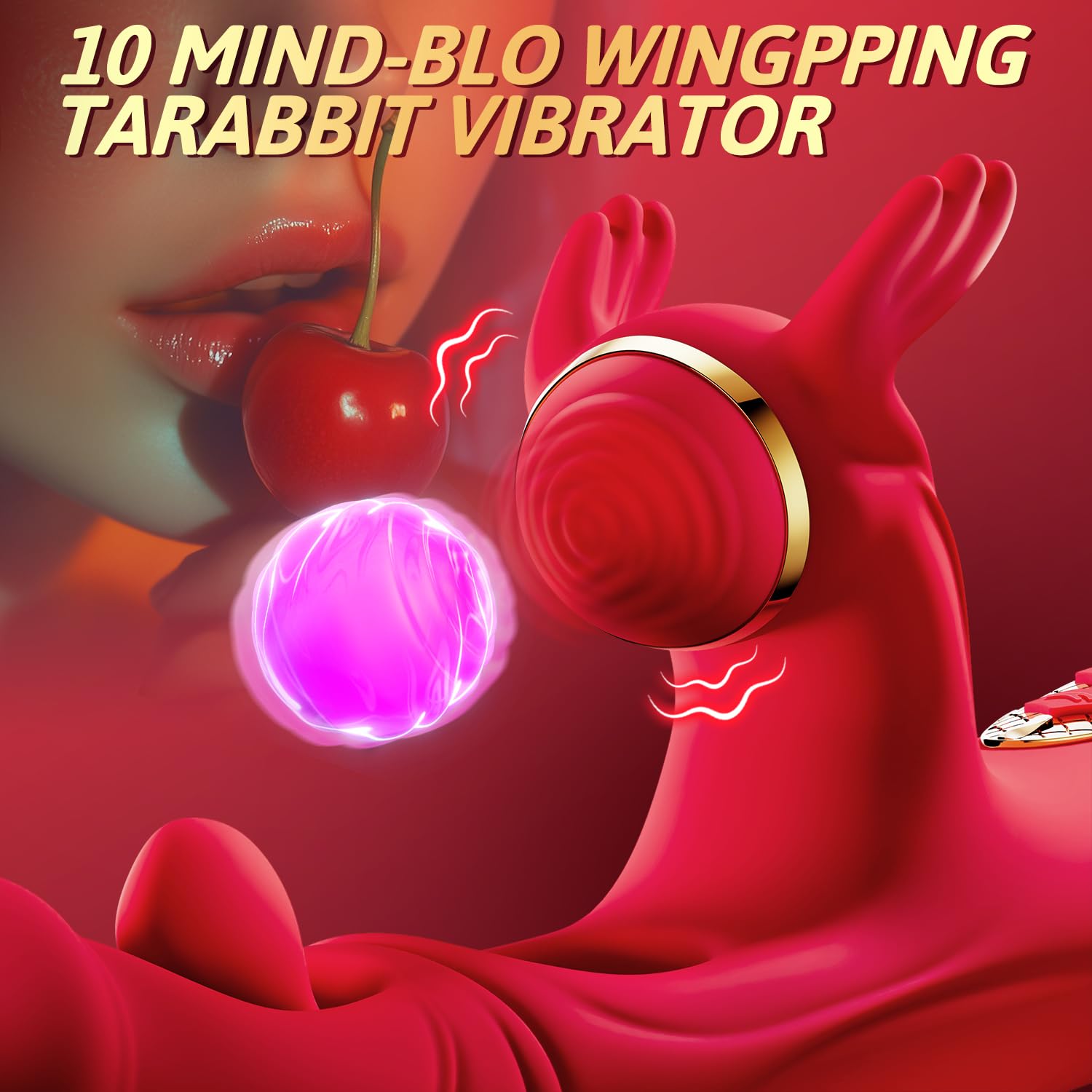 Premium Rabbit Vibrator for Women - 10 Powerful Vibration Modes & 7 Dual-Tongue Licking Stimulation, G-Spot & Clitoral Pleasure Sex Toy for Couples & Solo Play - Perfect for Romantic Nights & Self-Care Moments