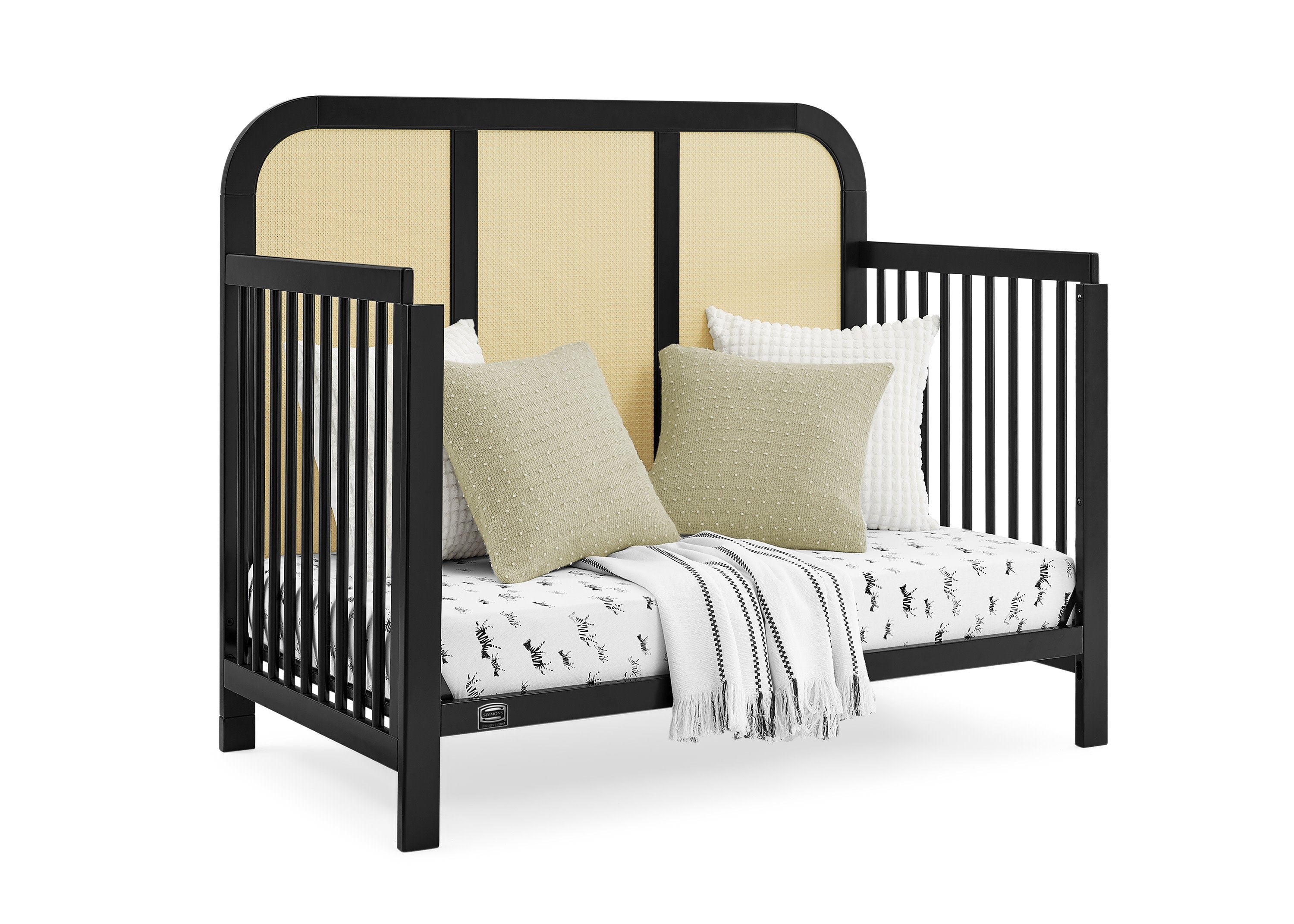 Theo 6-in-1 Convertible Baby Crib - Toddler Bed, Daybed & Full Size Bed | Nursery Furniture for Boys & Girls | Perfect for Newborns to Teens