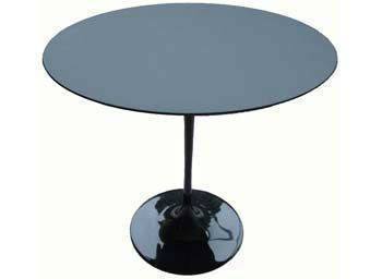 Eero Saarinen Tulip Table - Oval Side Table 16 x 24 Inches - Modern Dining Room & Living Room Accent Furniture for Small Spaces