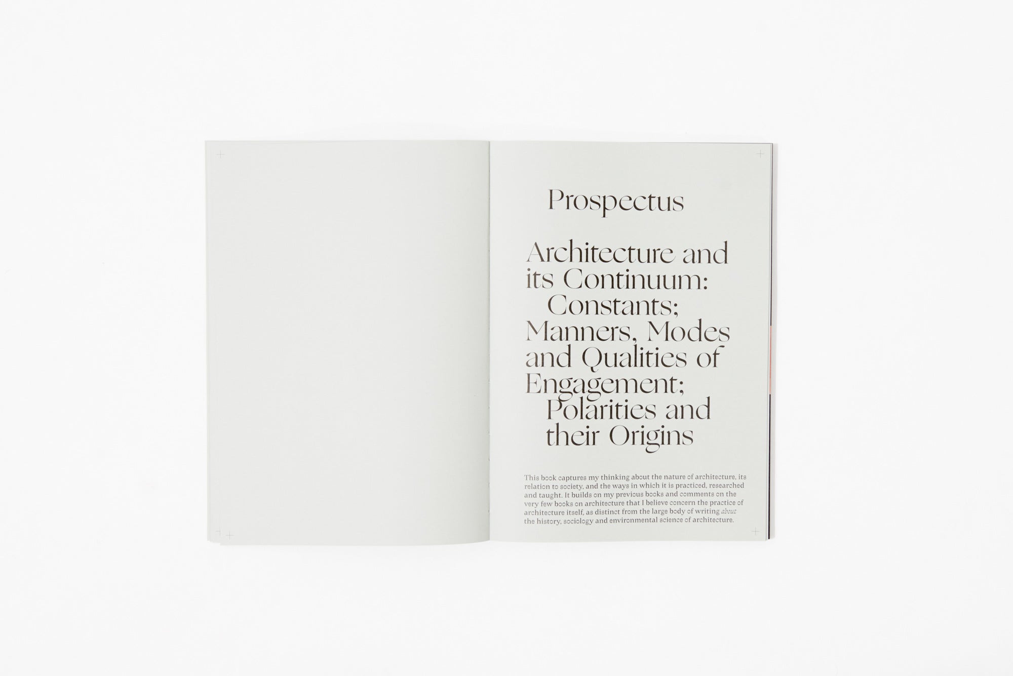 Architecture in its Continuums - Modern Design Books for Architects & Students | Perfect for Studio Inspiration & Academic Research