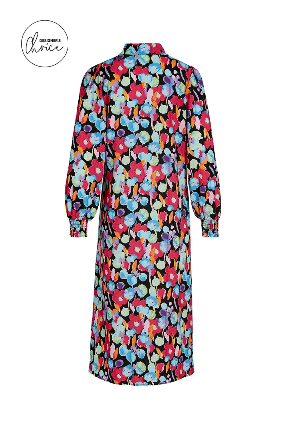 Claudia Black & Multi Color Shirt Dress for Women - Stylish Casual & Office Wear - Perfect for Work, Dates & Everyday Outfits