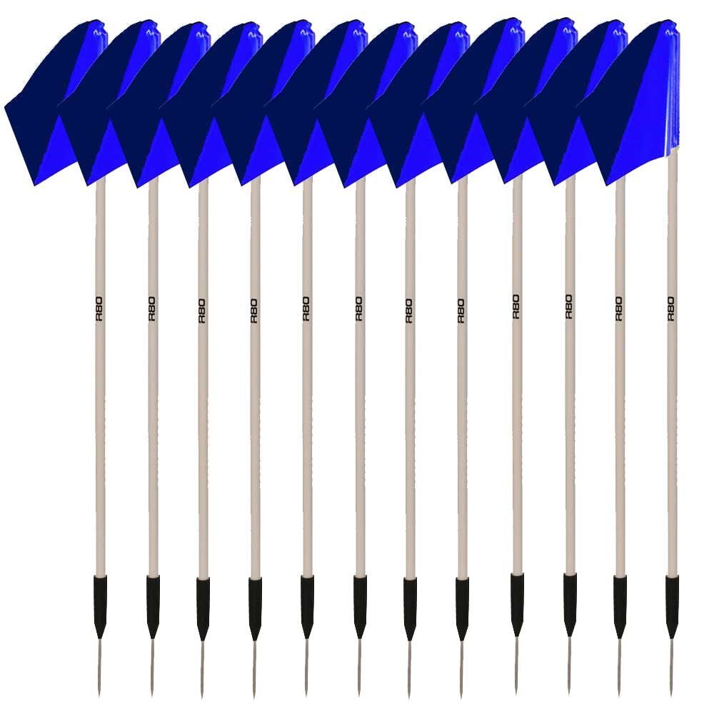 Premium Sideline Pole with Custom Club Colors Flag Sets - Perfect for Football, Soccer, and Sports Team Fan Support
