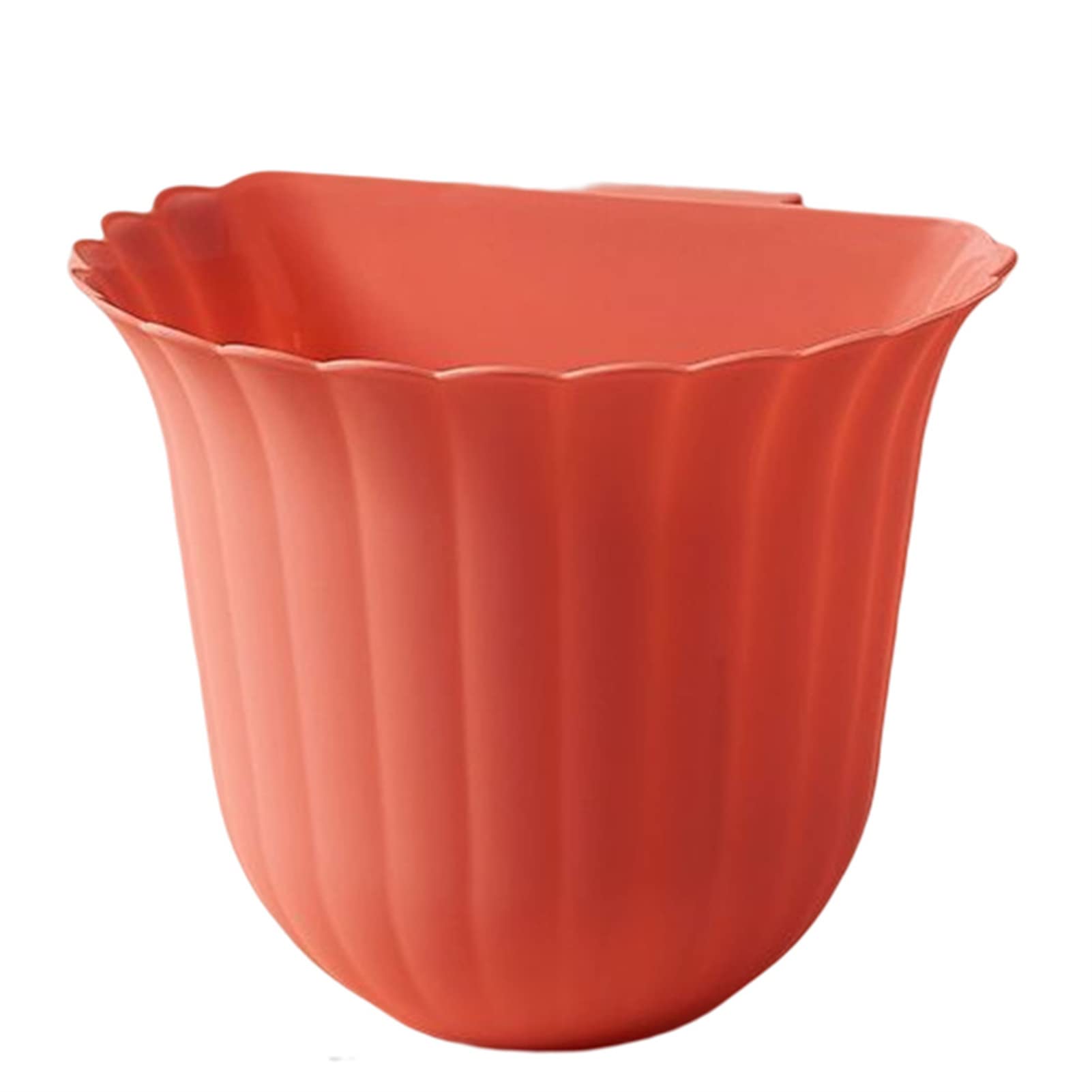 CHENMU Hanging Trash Can for Cabinet Door - Space Saving, Easy Access Recycling Bin, Flower Shaped Garbage Can - Multifunctional Storage Bin for Kitchen, Bathroom, Office (Perfect for Small Spaces & Under Sink Organization)