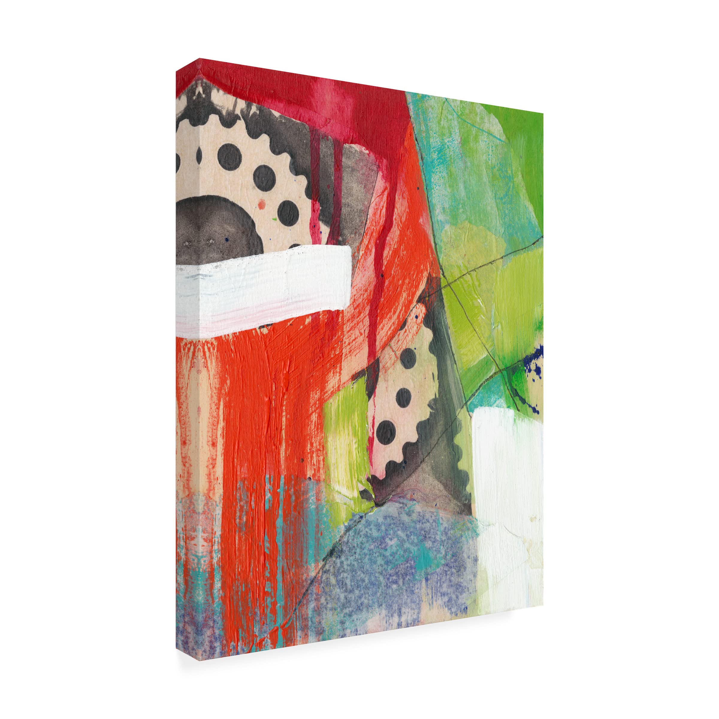 Jennifer Goldberger 'Gear Head II' Canvas Wall Art Print - Modern Home & Office Decor - Perfect for Living Room, Bedroom or Workspace