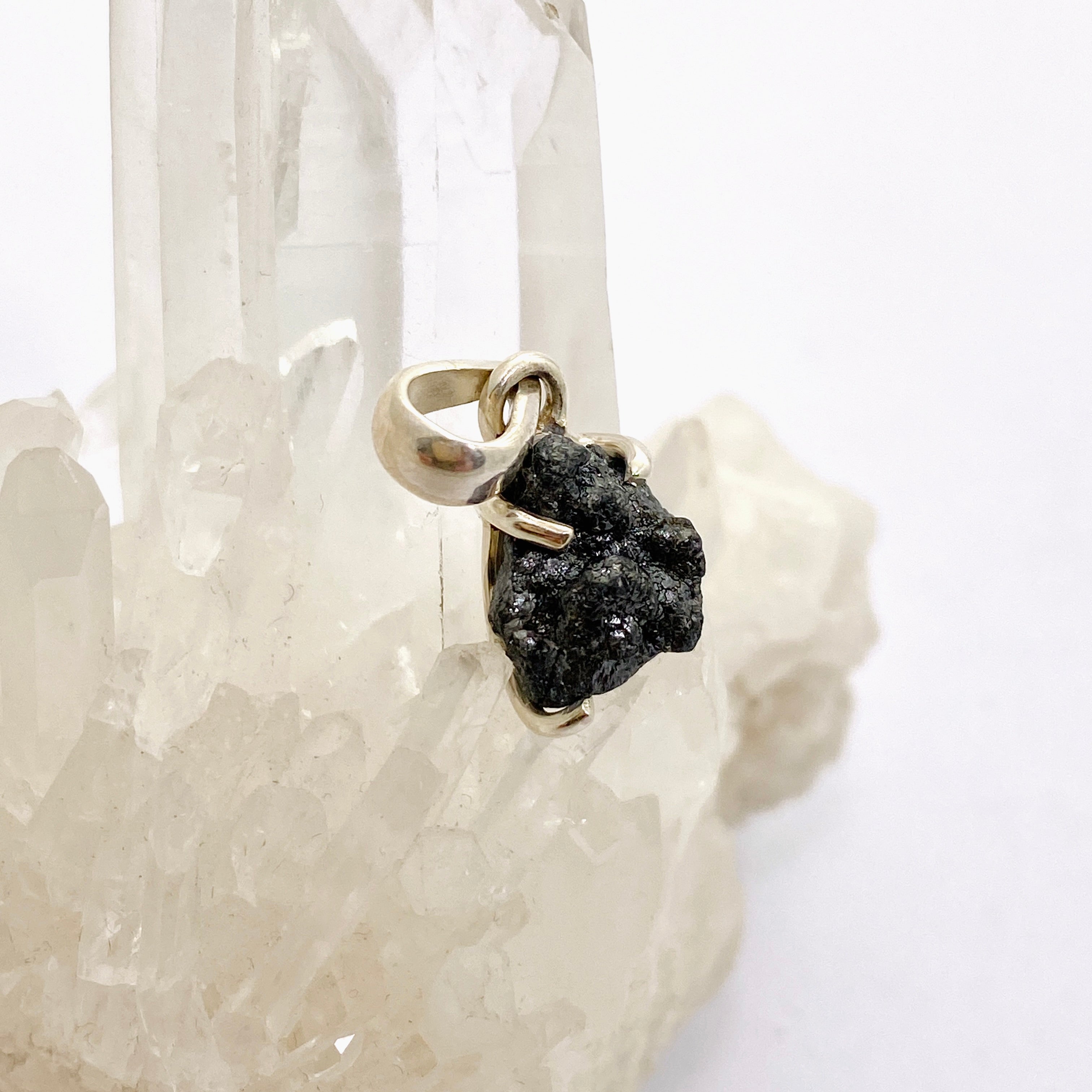 Natural Rough Diamond Freeform Raw Pendant Necklace - 925 Sterling Silver Jewelry PPGJ1039 for Boho Chic & Everyday Wear