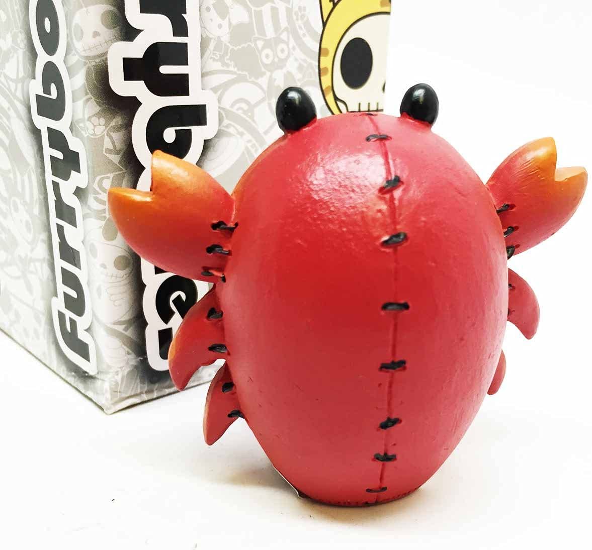 Ebros Gift Marine Nautical Red Lobster & Seahorse Skeleton Voodoo Monster Figurine - Furrybones Ocean Themed Halloween Collectible Decor for Home, Office, or Party Display