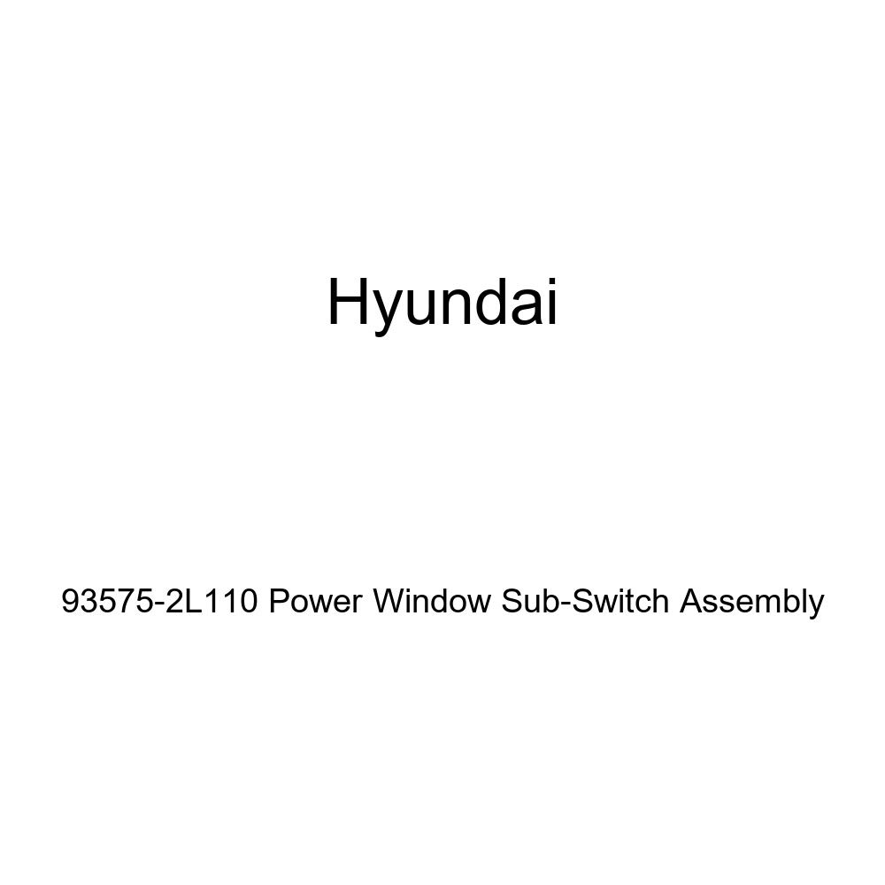Genuine Hyundai 93575-2L110 Power Window Sub-Switch Assembly - Replacement for Hyundai Vehicles - Perfect for Driver Side Window Control Repair & Maintenance