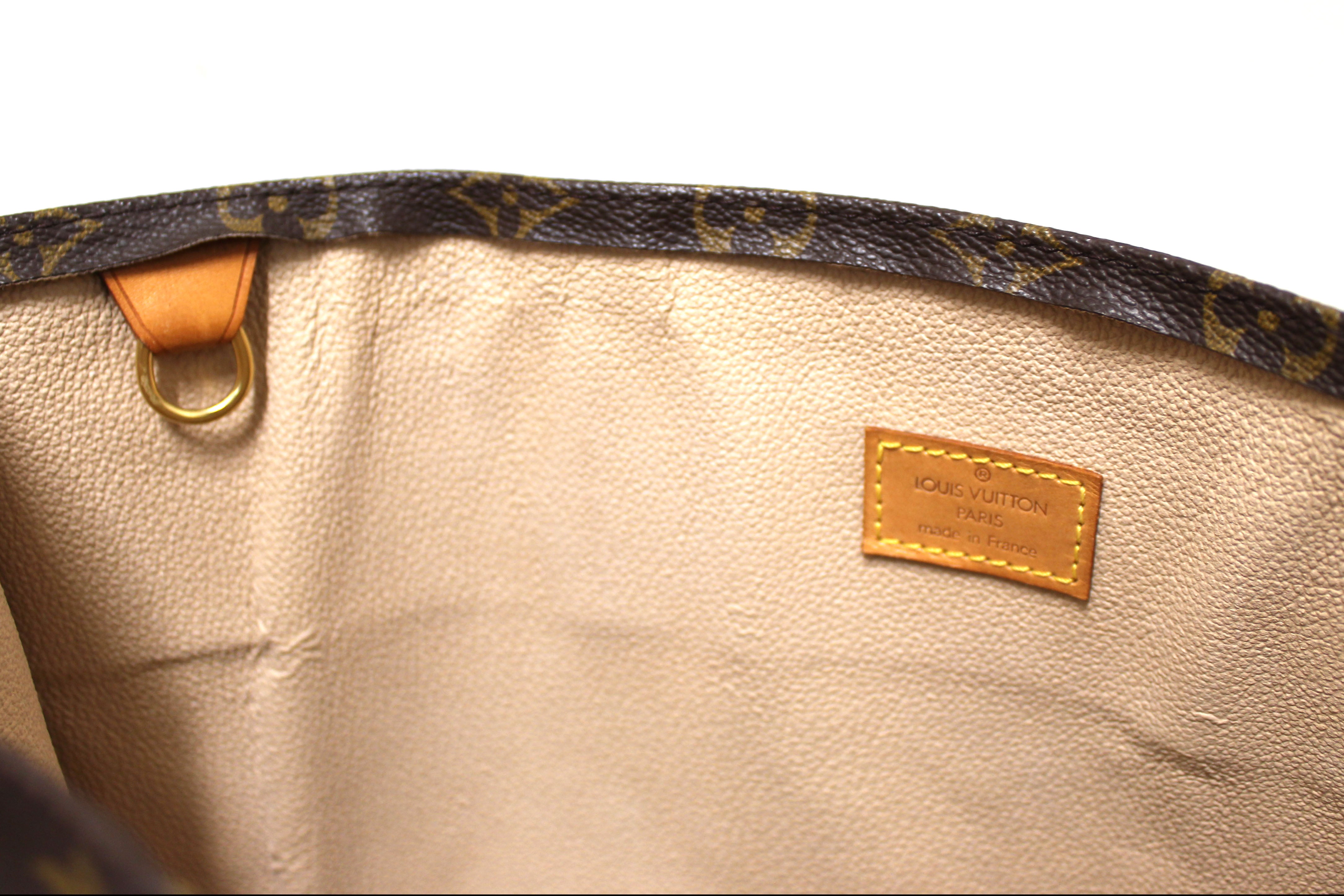 Authentic Louis Vuitton Classic Monogram Sac Plat Handbag for Women | Luxury Tote Bag | Perfect for Work, Travel & Everyday Use