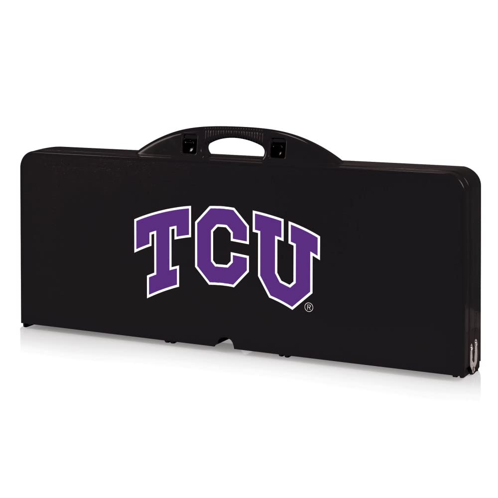 PICNIC TIME NCAA North Carolina Tar Heels Folding Picnic Table - Portable Camping Table with Umbrella Hole - Outdoor Dining & Tailgating Essentials for Parties, Beach & Backyard BBQs