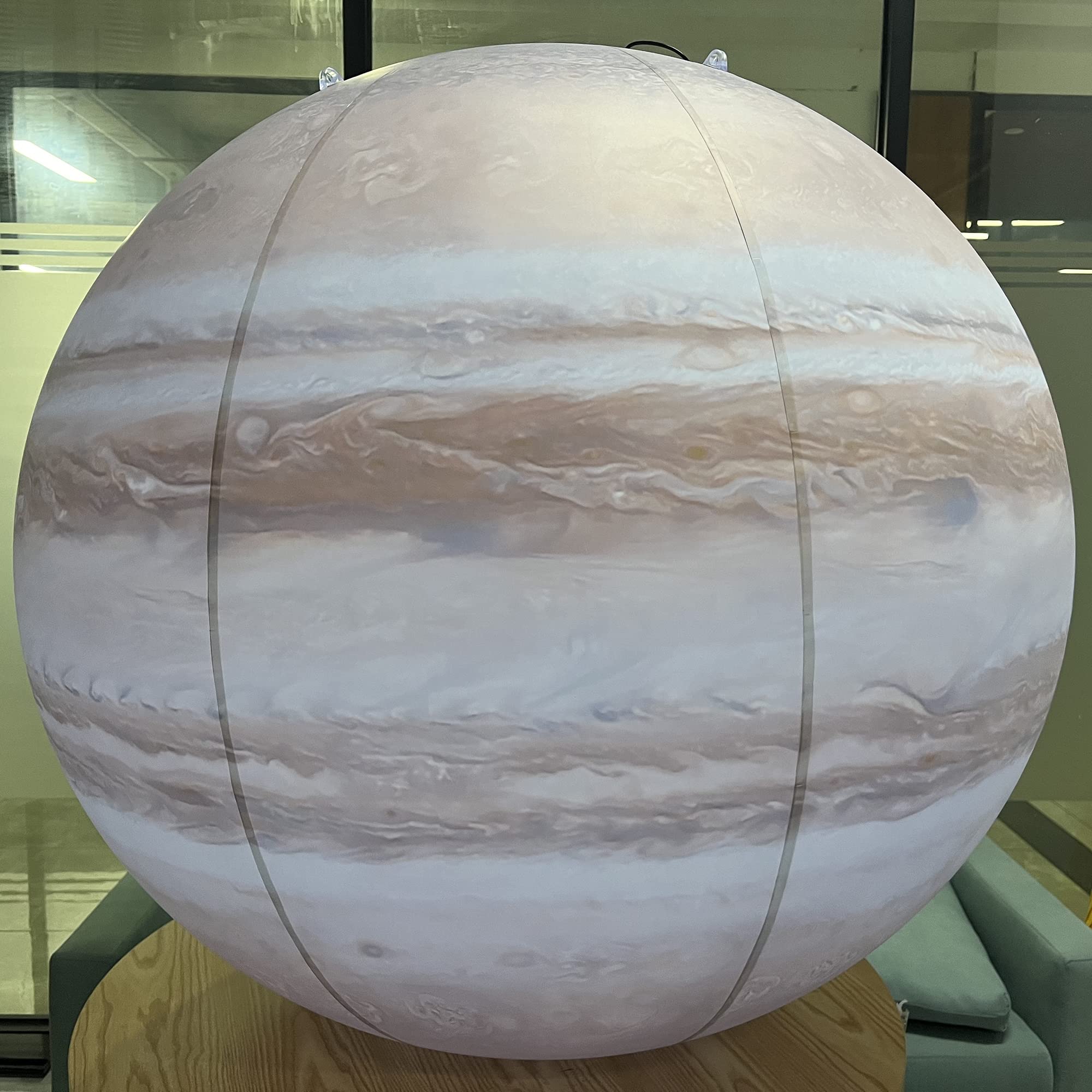 Sayok 0.25mm PVC 40-Inch Large Inflatable Solar System Planets - Jupiter Balloon for Space Education, Planetarium Decor & Astronomy Classroom Display - Perfect for Science Museums, School Projects & Space-Themed Parties