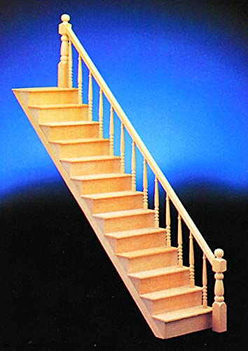 Dollhouse Miniature Staircase Kit - DIY Craft for Mini Scenes