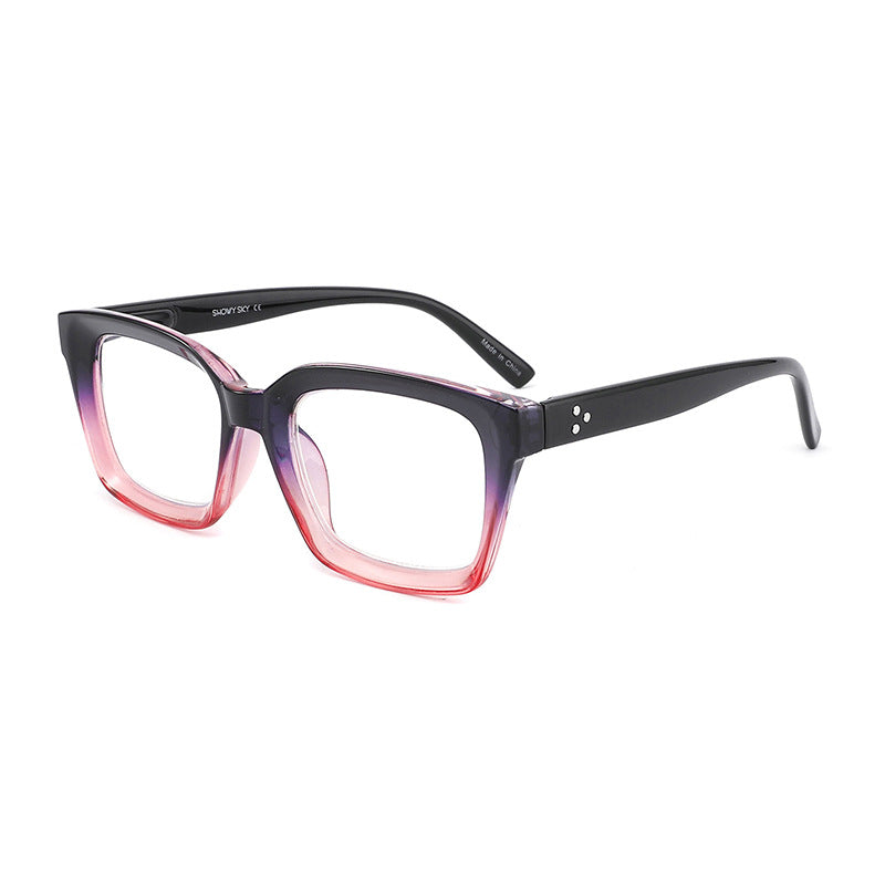 Stylish Square Frame Anti Blue Light Reading Glasses - Comfortable & Durable for Work, Study, and Screen Time