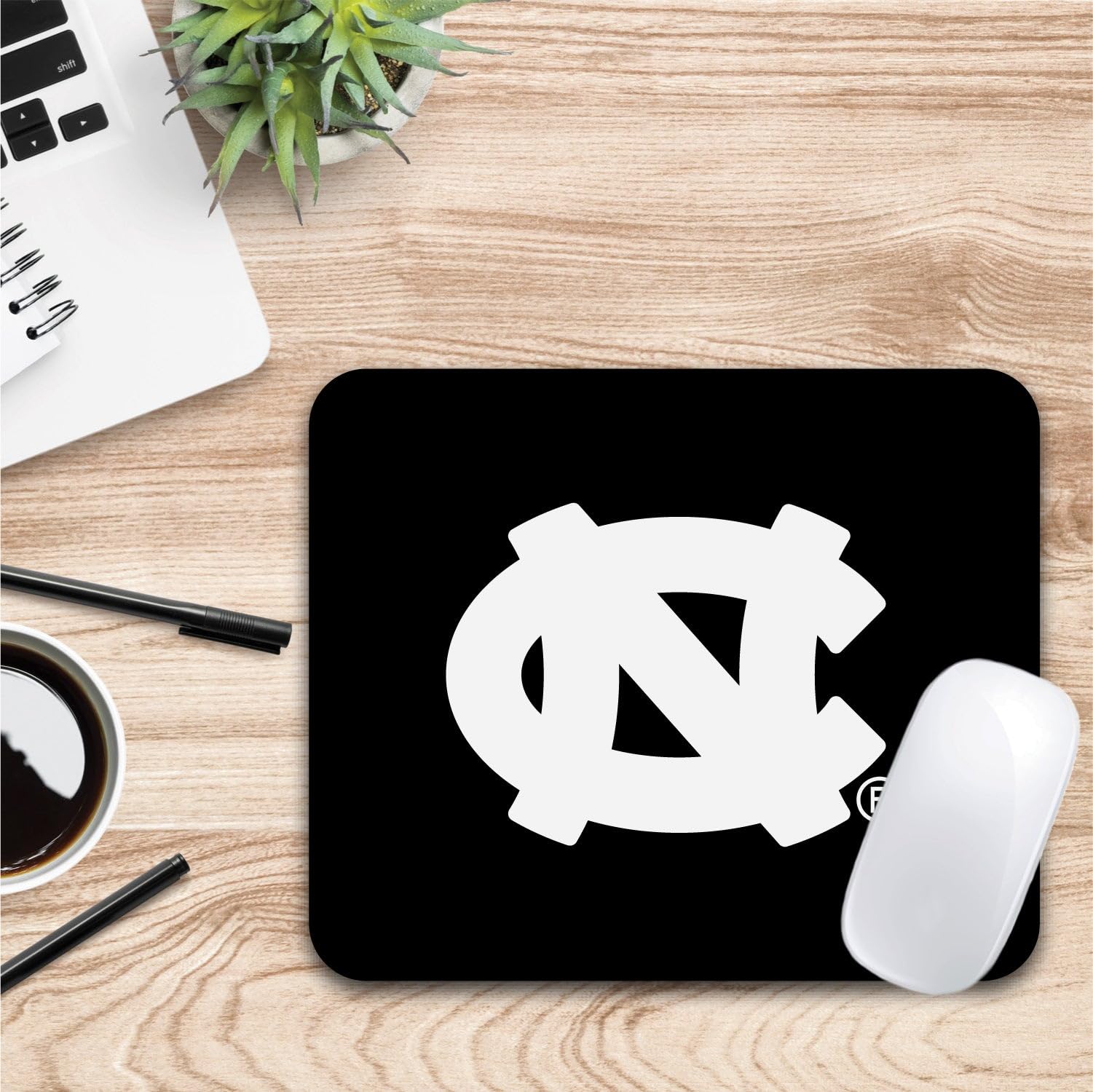 UNC Tar Heels Mouse Pad - Non-Slip Fabric Gaming & Office Desk Mat with University of North Carolina Mascot Design - Perfect for College Dorms, Workstations & Gamer Setups
