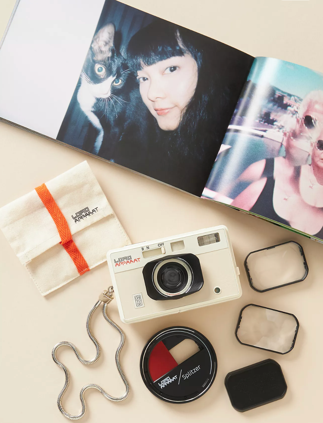 Lomography Apparat 21mm Wide Angle Film Camera - Vintage Style Analog Photography for Travel, Street & Creative Shots