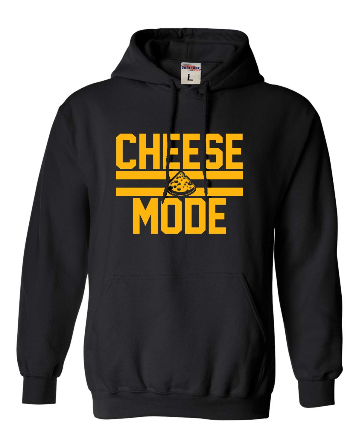 Go All Out Cheese Mode Unisex Sweatshirt Hoodie - Soft & Comfortable Pullover for Men & Women - Perfect for Casual Wear, Lounge & Outdoor Activities