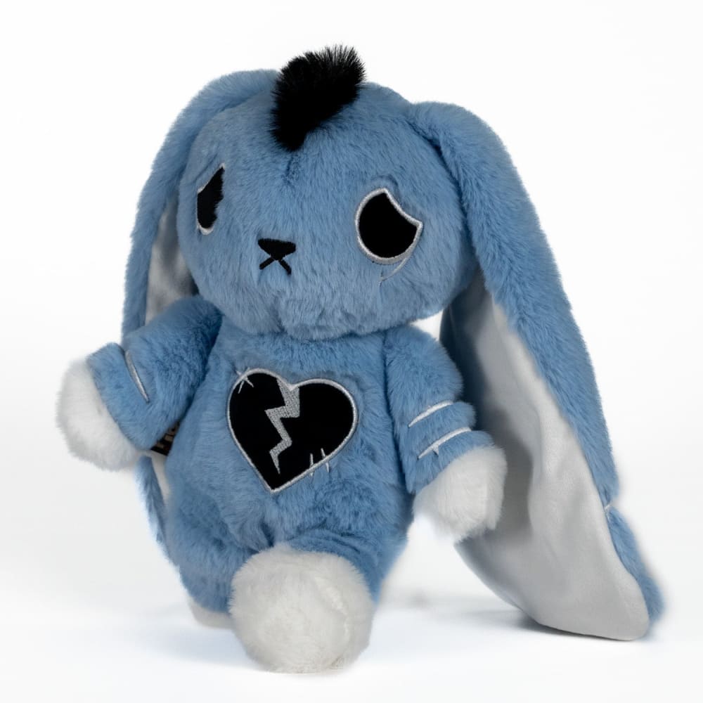 Plushie Dreadfuls Depression Rabbit V2 Mohawk Edition - Soft Stuffed Animal Toy for Anxiety Relief & Emotional Support | Perfect for Therapy, Comfort, and Mental Health Awareness Gifts
