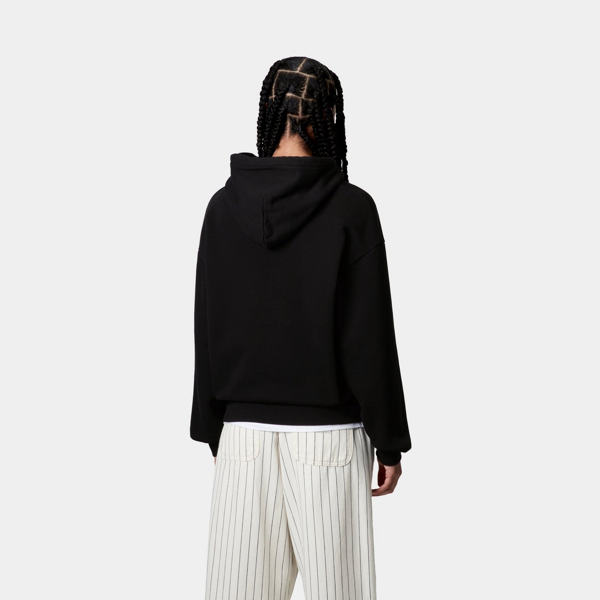 Women's Hooded Heartbreaker Sweatshirt - Soft Fleece Pullover with Front Pocket | Black | Cozy Casual Wear for Fall & Winter
