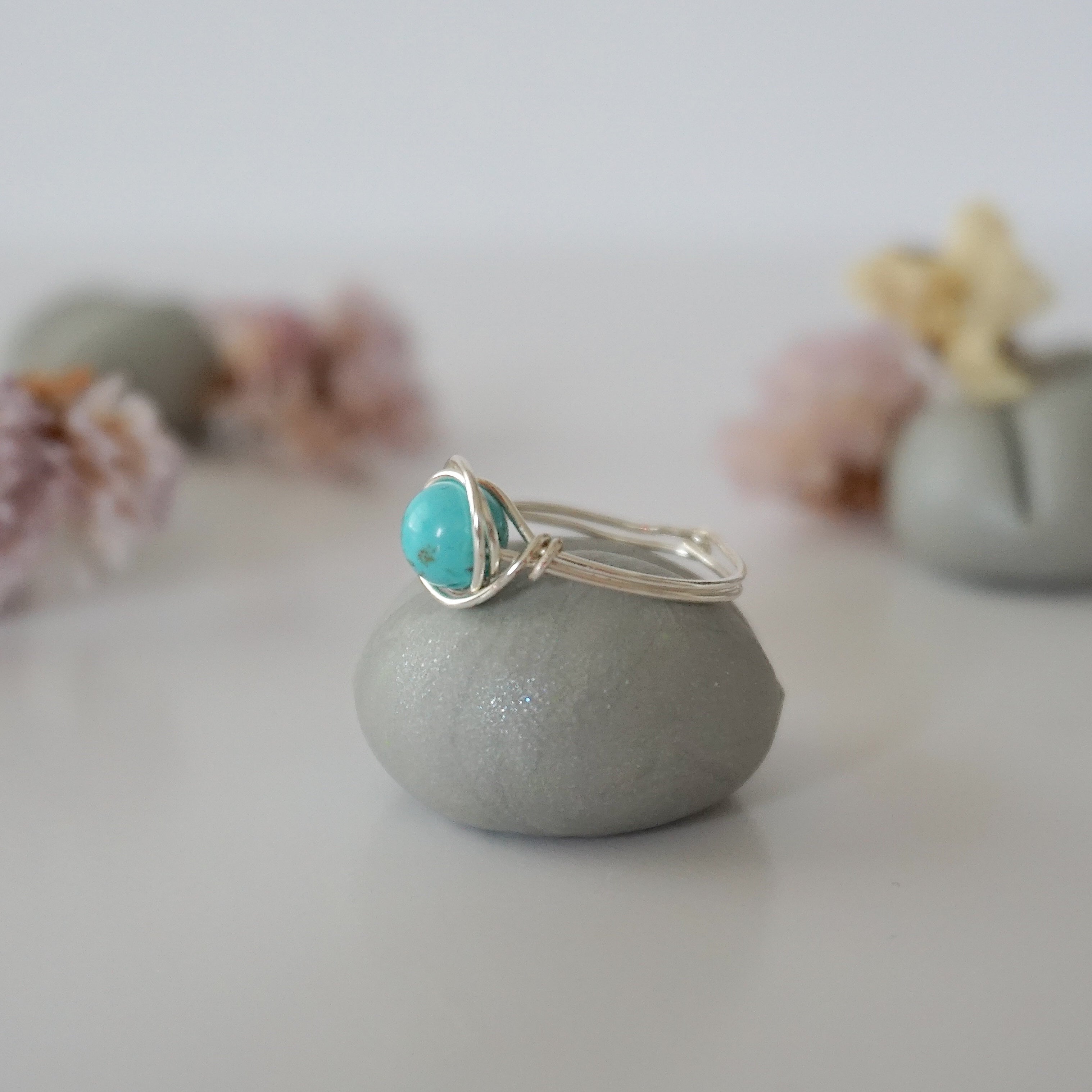 Turquoise Birthstone Ring - Elegant & Minimalist Jewelry for Women | Perfect Gift for Birthdays, Anniversaries & Special Occasions