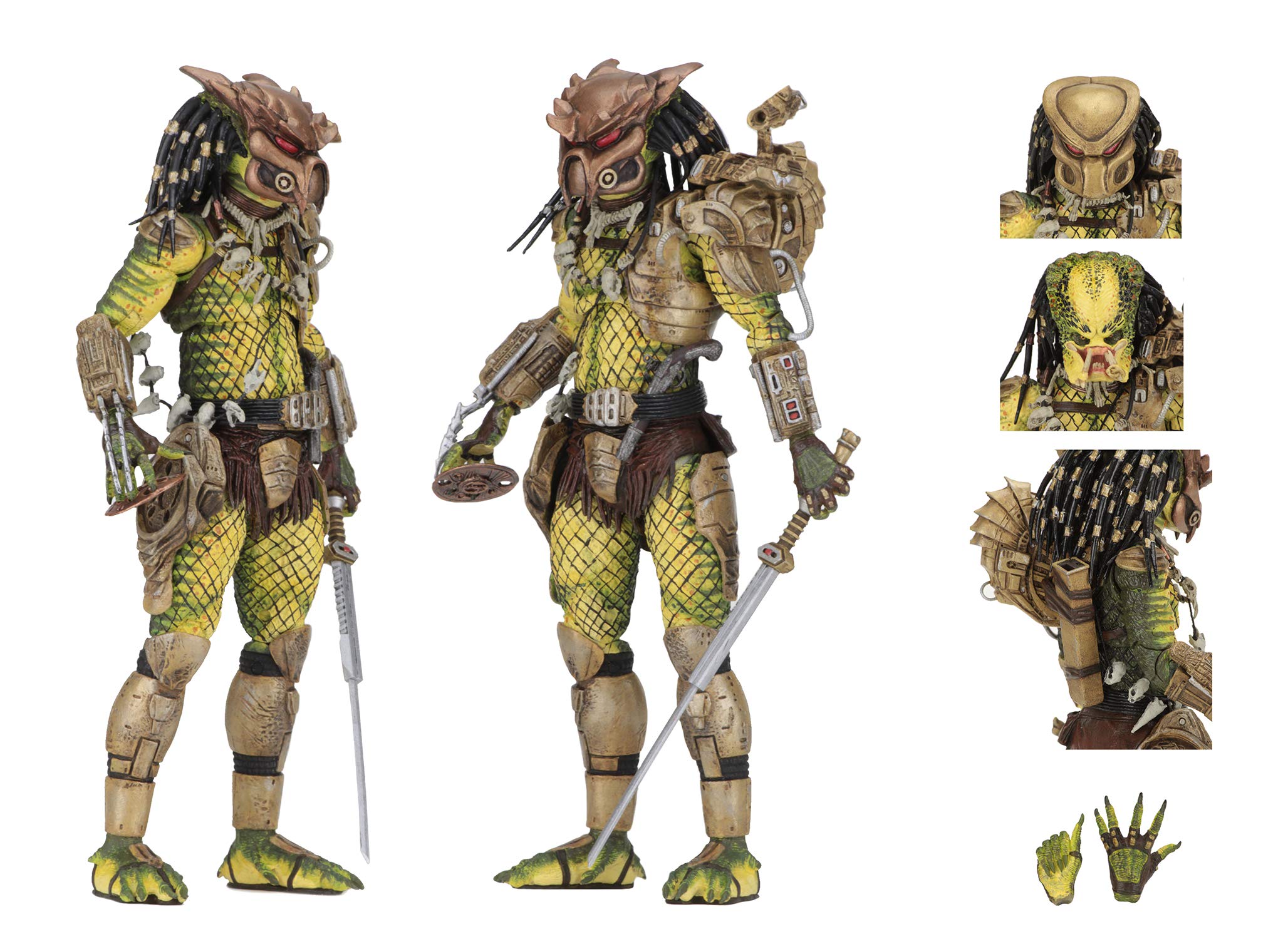 Predator Ultimate Golden Angel 7-Inch Action Figure - Collectible Toy for Fans, Gift for Movie Lovers (Perfect for Display, Cosplay & Role-Playing Games)