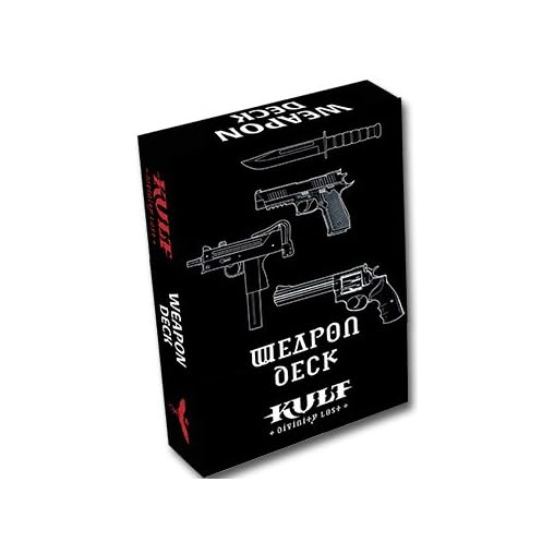 Impressions Vanity Company Kult: Weapon Deck - RPG Expansion Card Set for Tabletop Gaming & Role-Playing Adventures (MUH052421) | Perfect for Dungeon Masters & Fantasy Game Nights