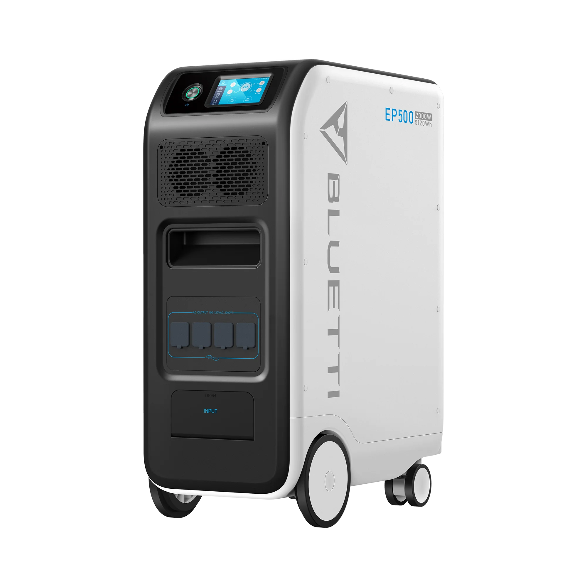 BLUETTI EP500 5120Wh 2000W Solar Power Station - Portable Solar Generator for Home Backup, Camping & Outdoor Adventures - Emergency Power Supply for Storms & Blackouts